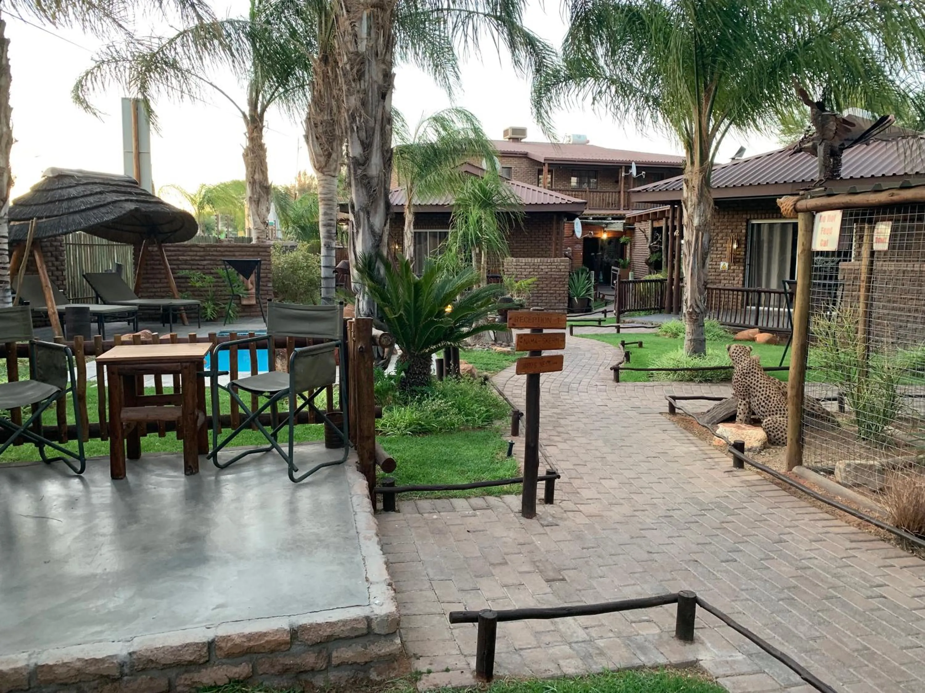 Garden view in Country Lodge