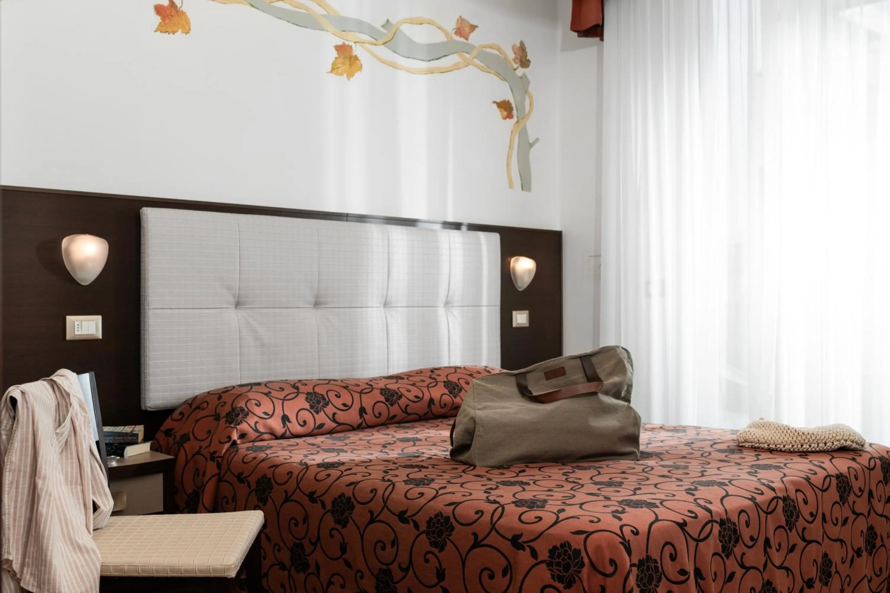 Bed in Hotel Rosa Maria Elite