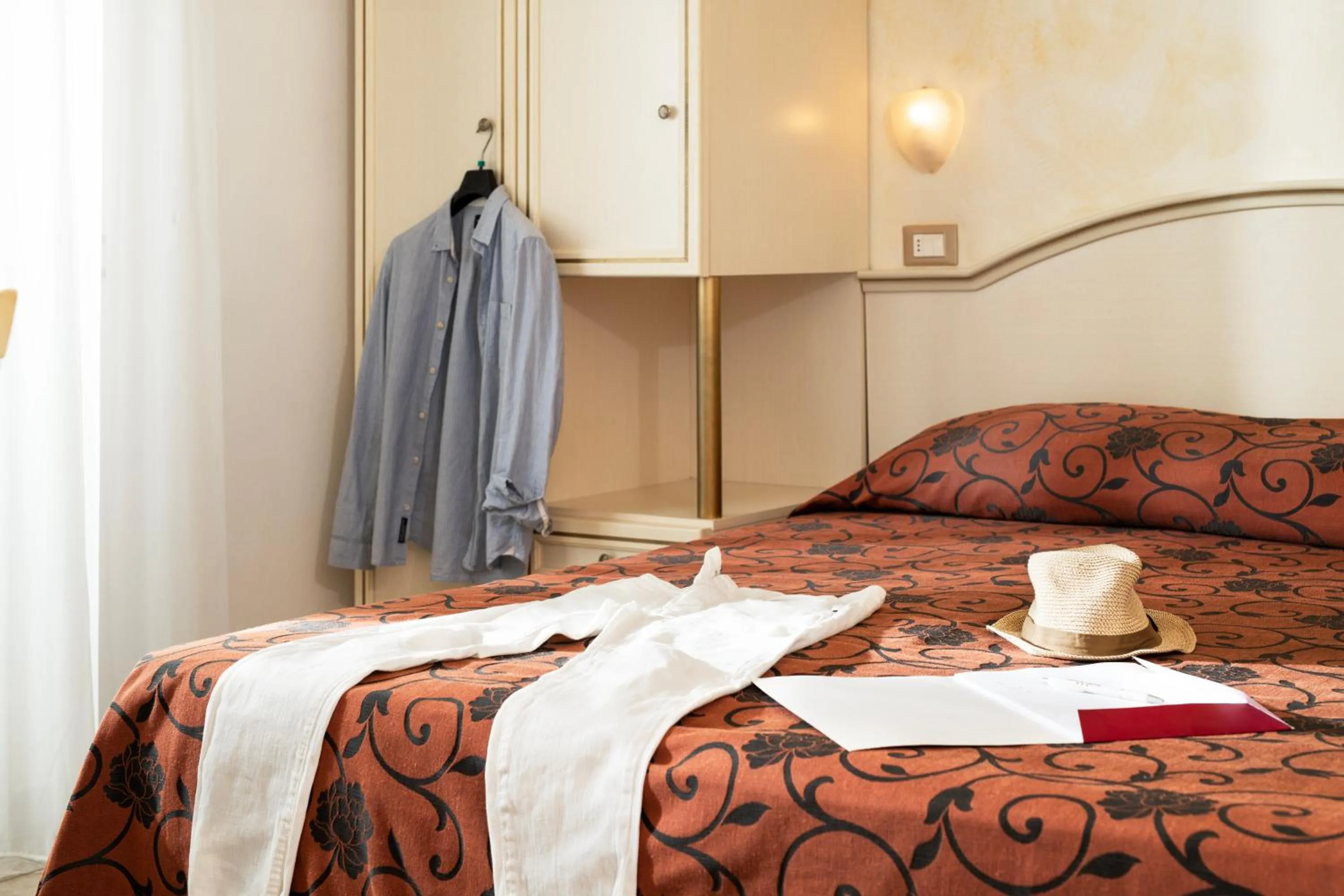 Bed in Hotel Rosa Maria Elite