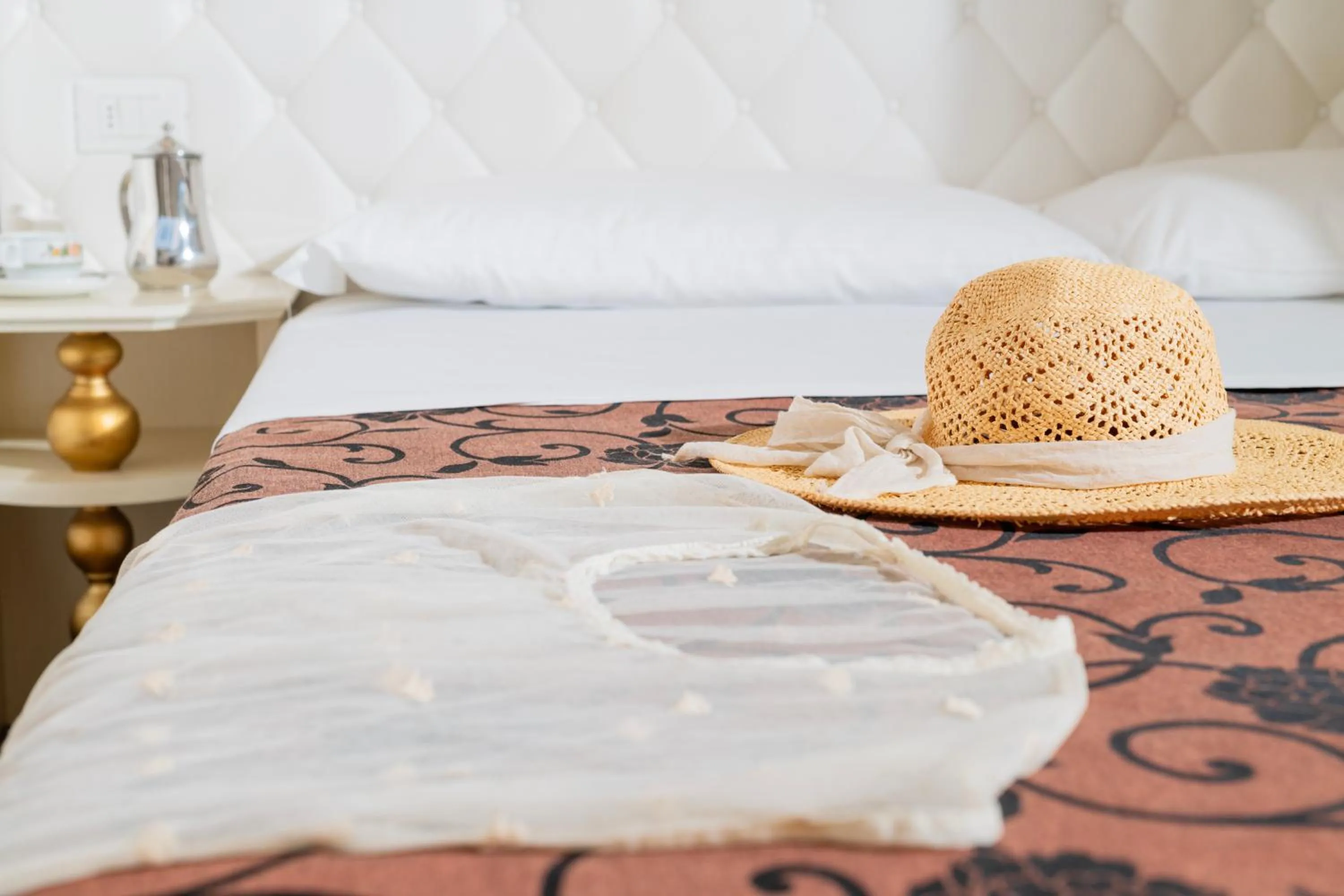 Bed in Hotel Rosa Maria Elite