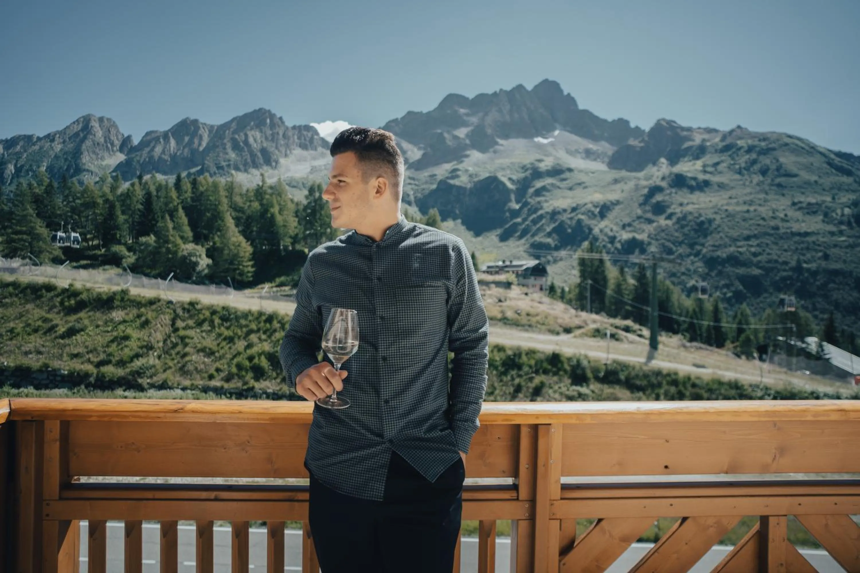 Mountain view in Hotel Bezzi