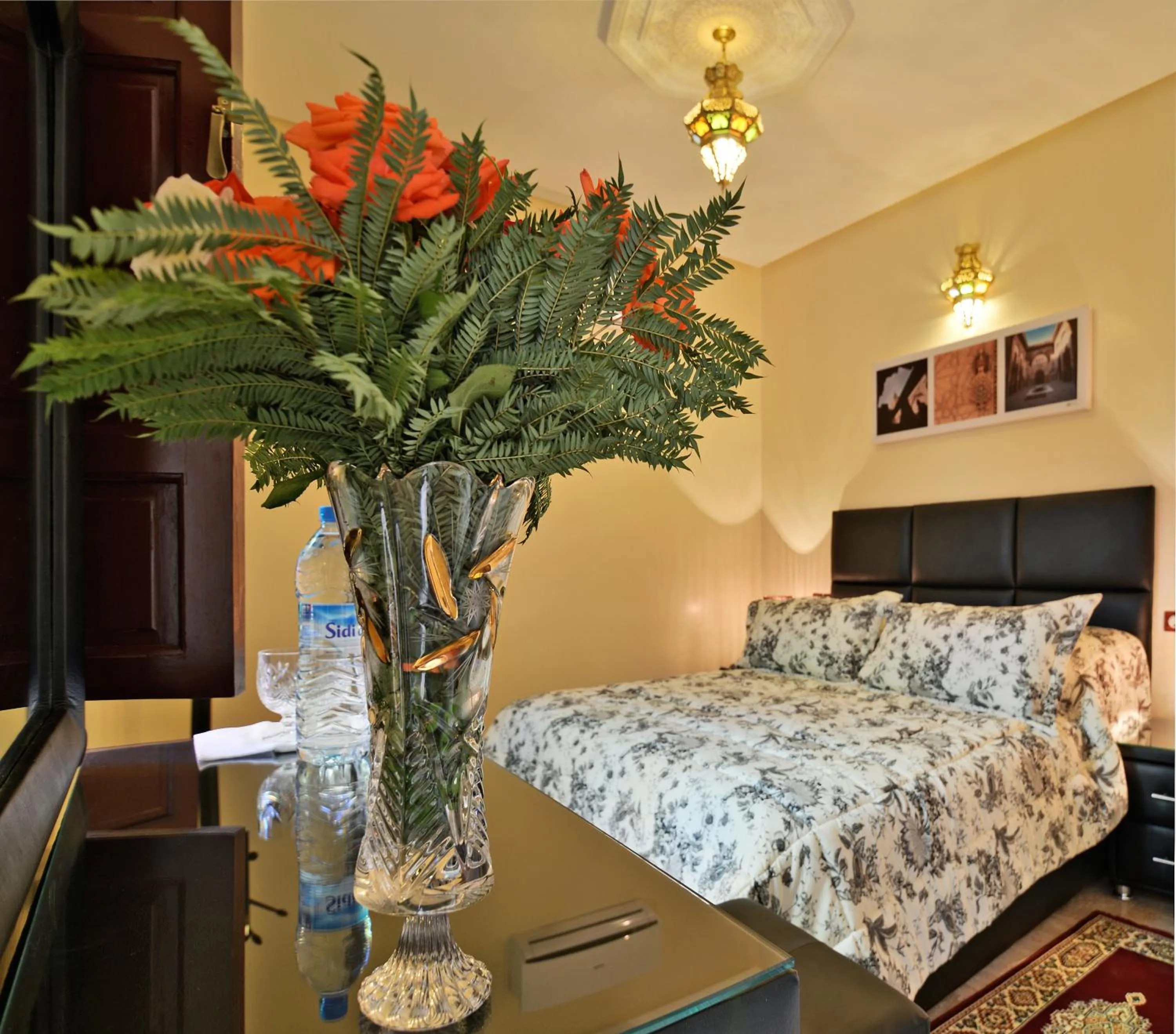 Bed in Hôtel BLUE SKY