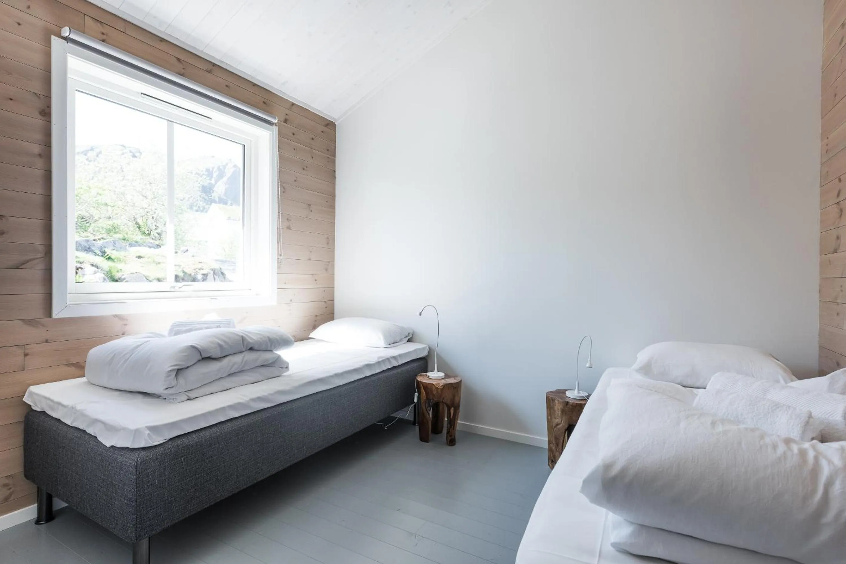 Day, Bed in Hattvika Lodge