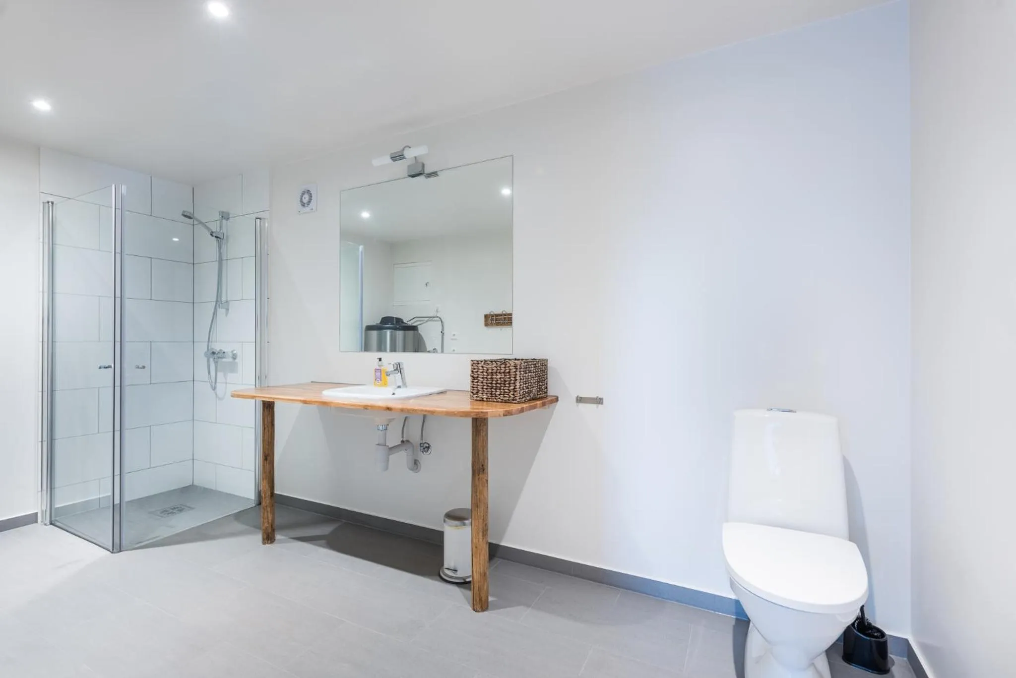 Bathroom in Hattvika Lodge