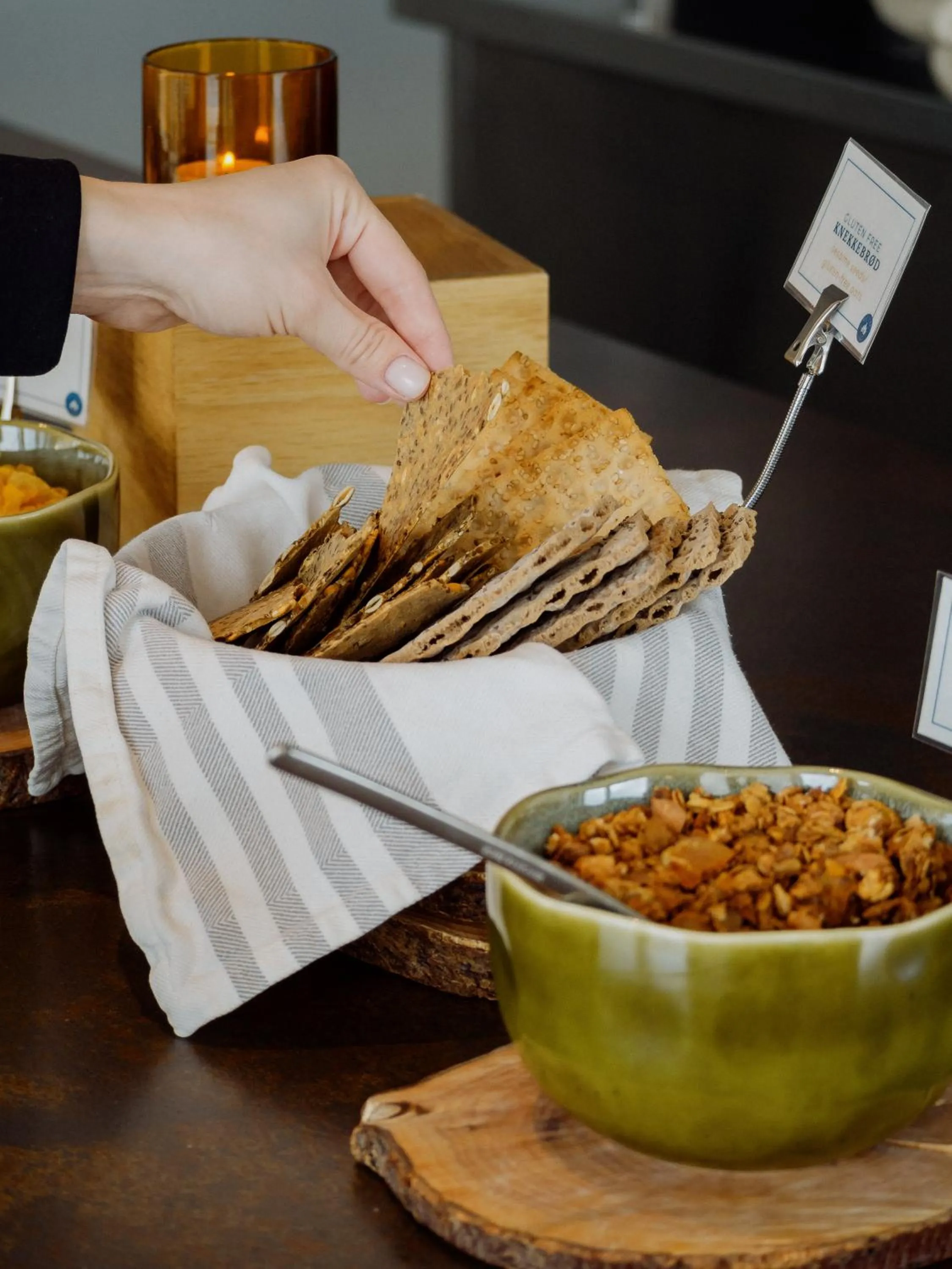 Breakfast in Hattvika Lodge