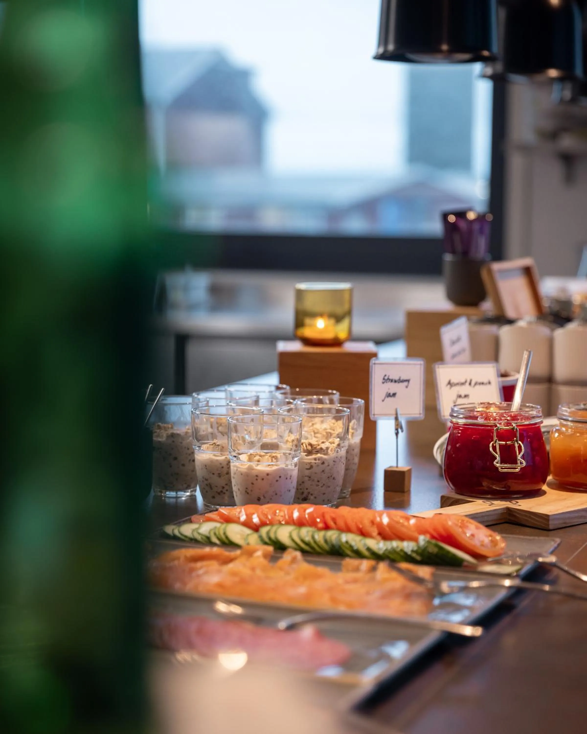 Breakfast in Hattvika Lodge