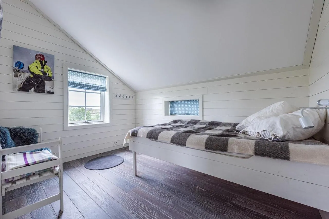 Bed in Hattvika Lodge