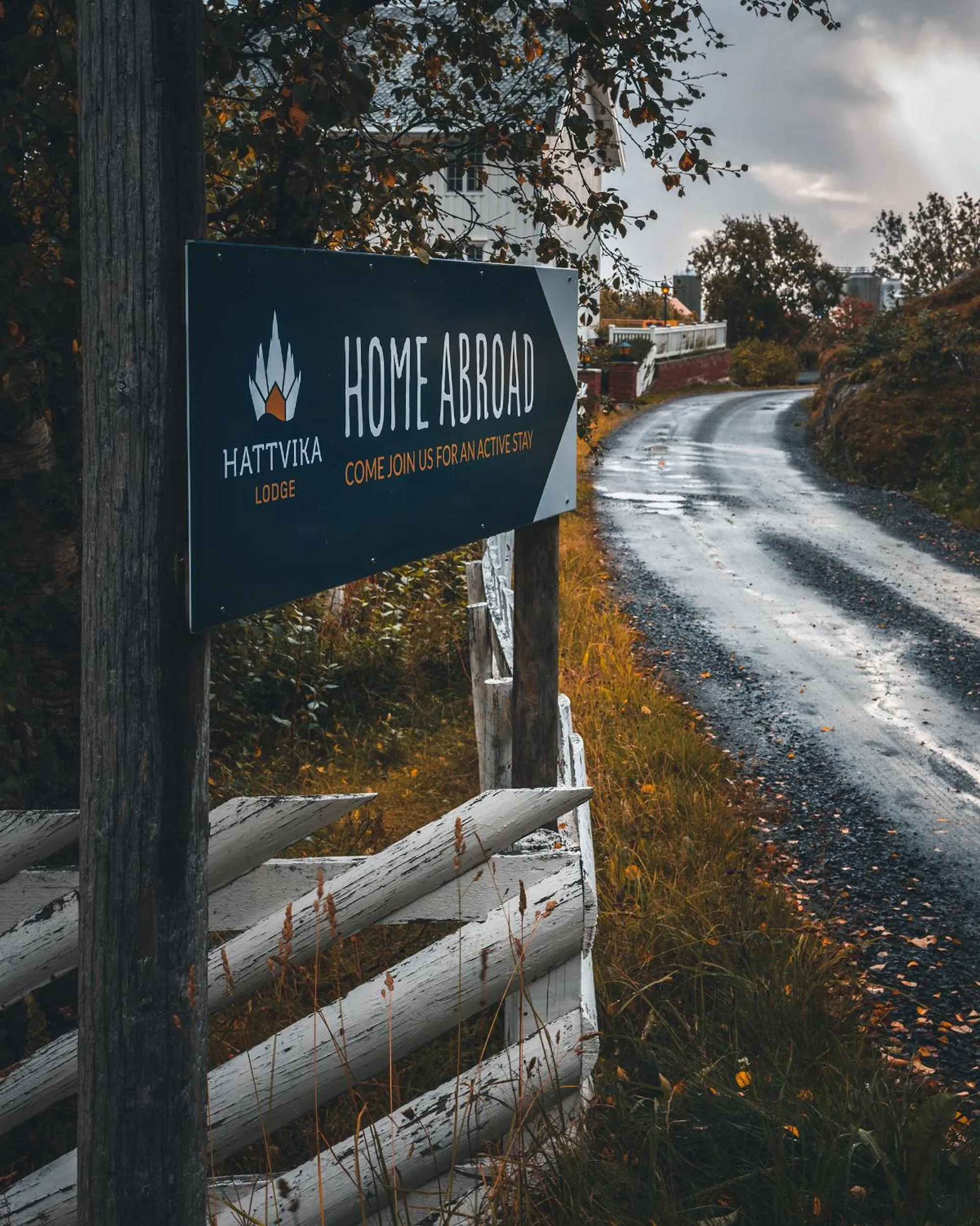 Facade/entrance in Hattvika Lodge