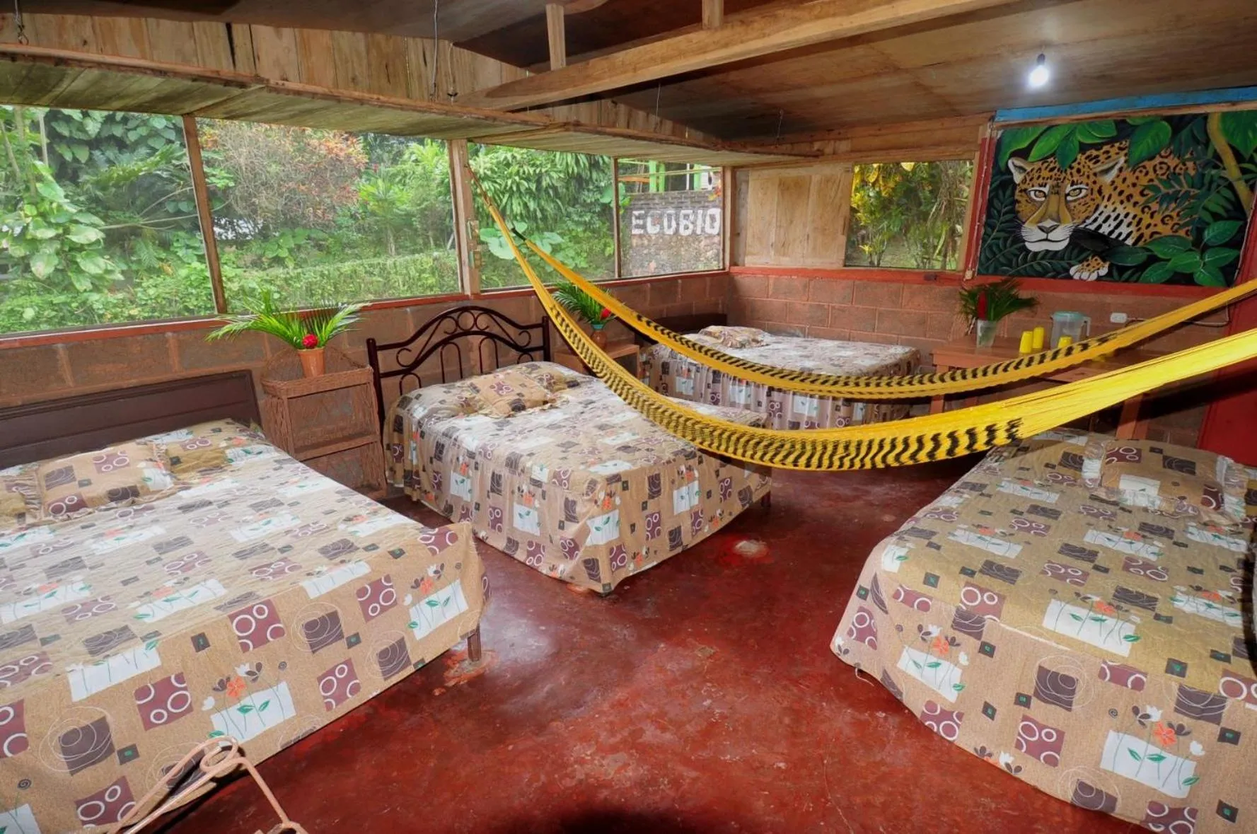 Bed in Cabañas Ecobiosfera