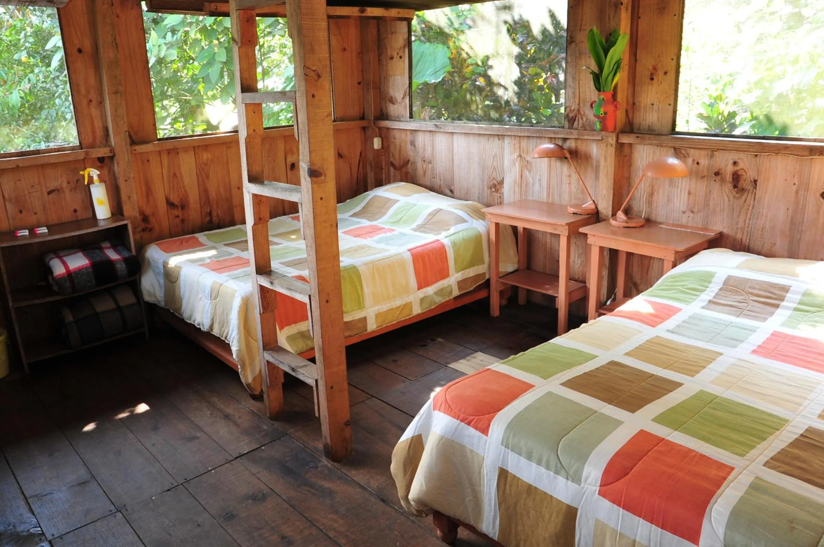 Bed in Cabañas Ecobiosfera