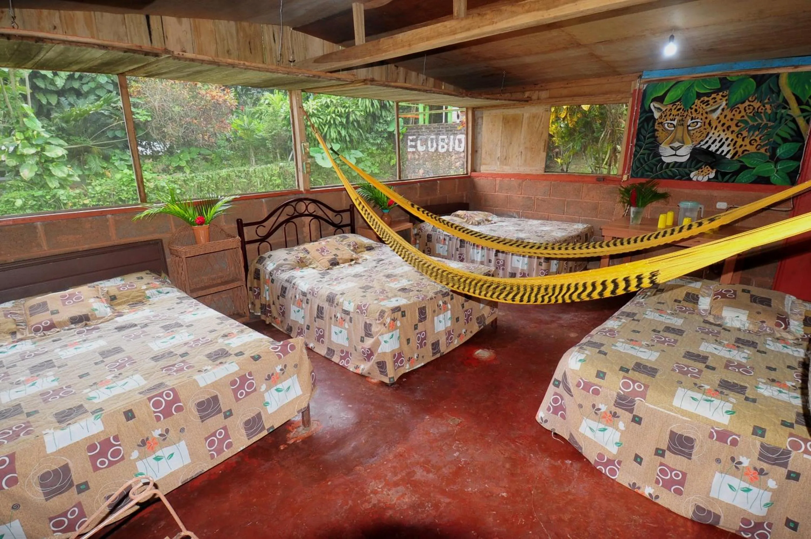 Bed in Cabañas Ecobiosfera