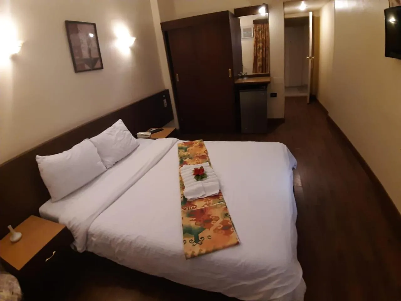 Bed in King Hotel Cairo