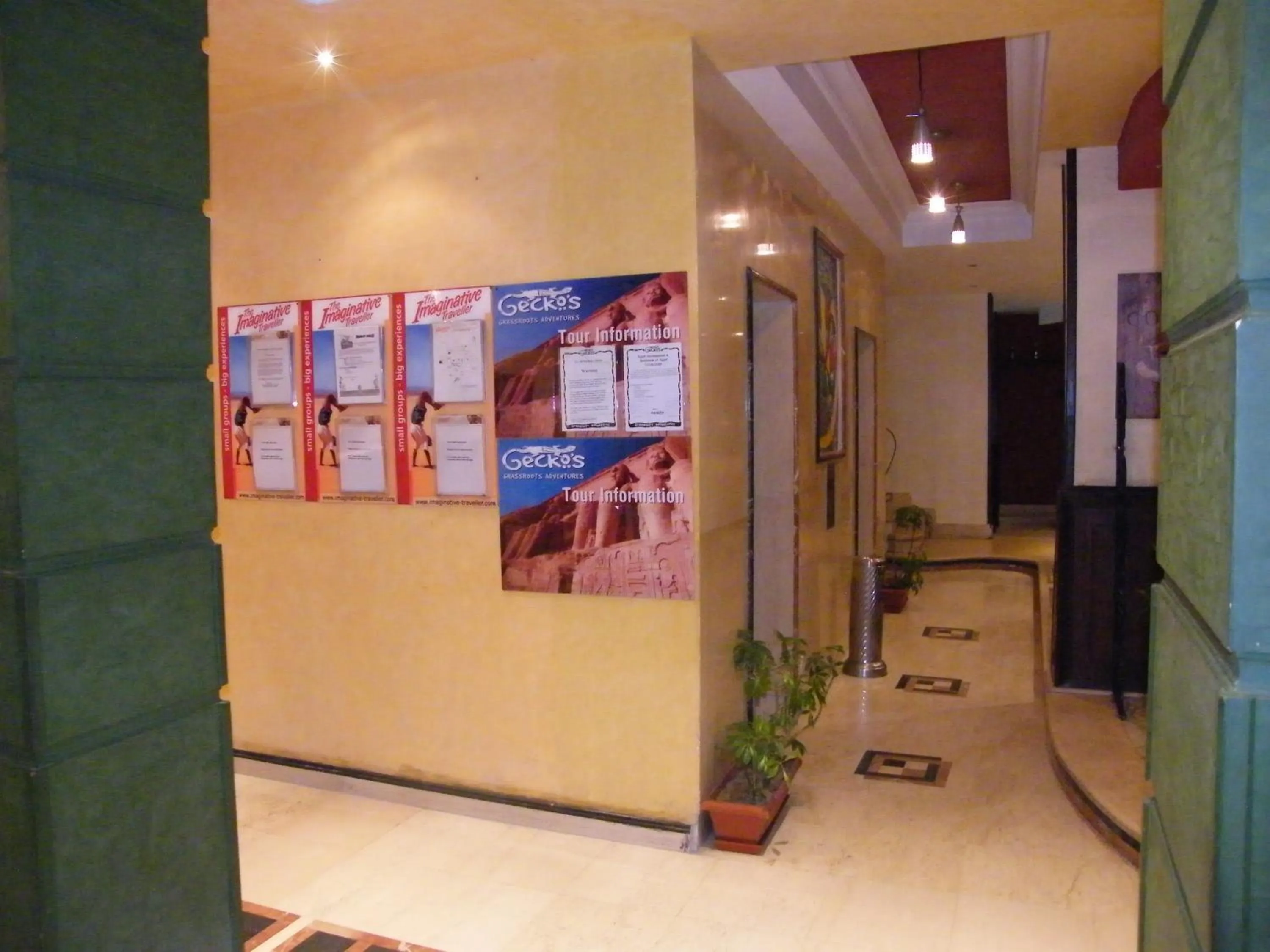 Lobby or reception in King Hotel Cairo