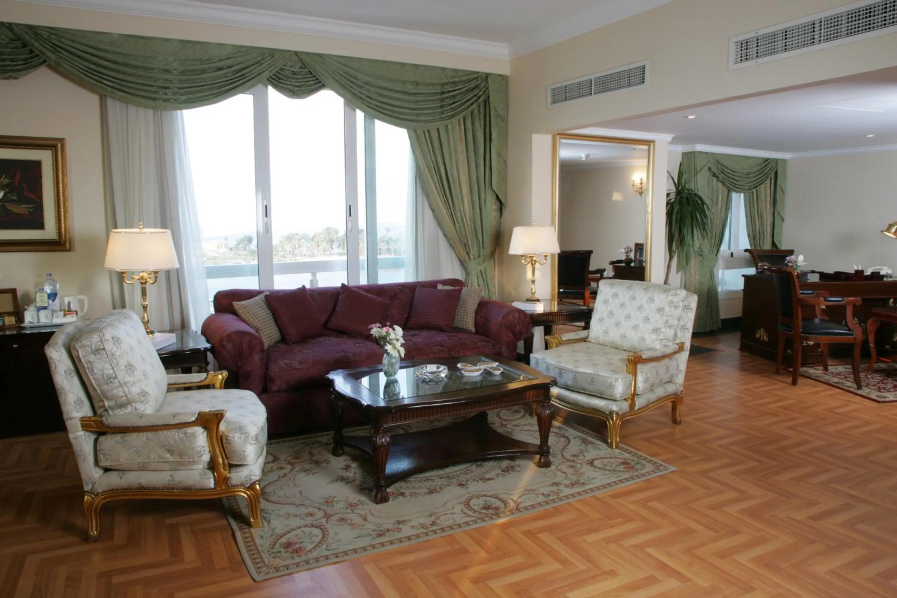 Decorative detail in Helnan Royal Palestine Hotel - Montazah Gardens