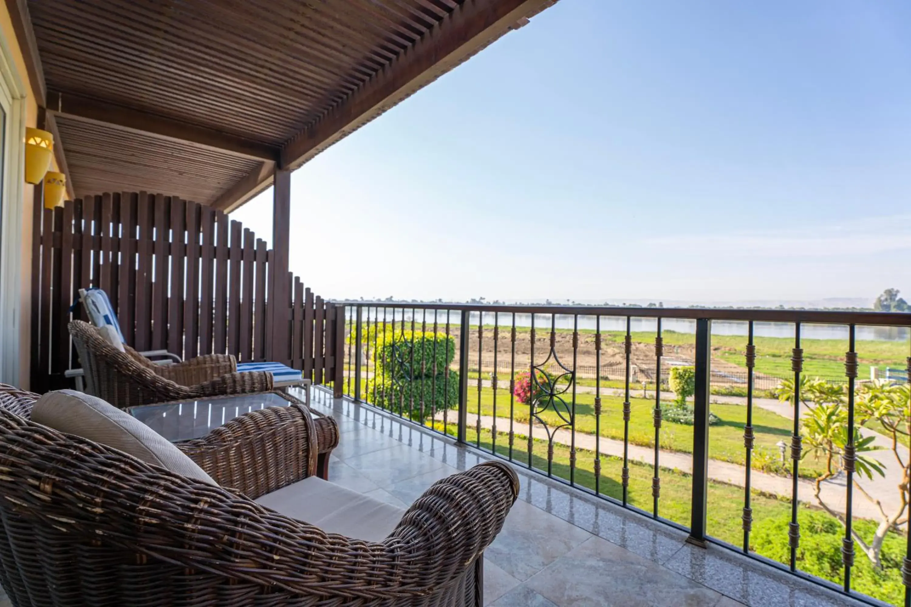 Deluxe Room Nile View in Jolie Ville Hotel & Spa Kings Island Luxor Deluxe Room Nile View in Jolie Ville Hotel & Spa Kings Island Luxor