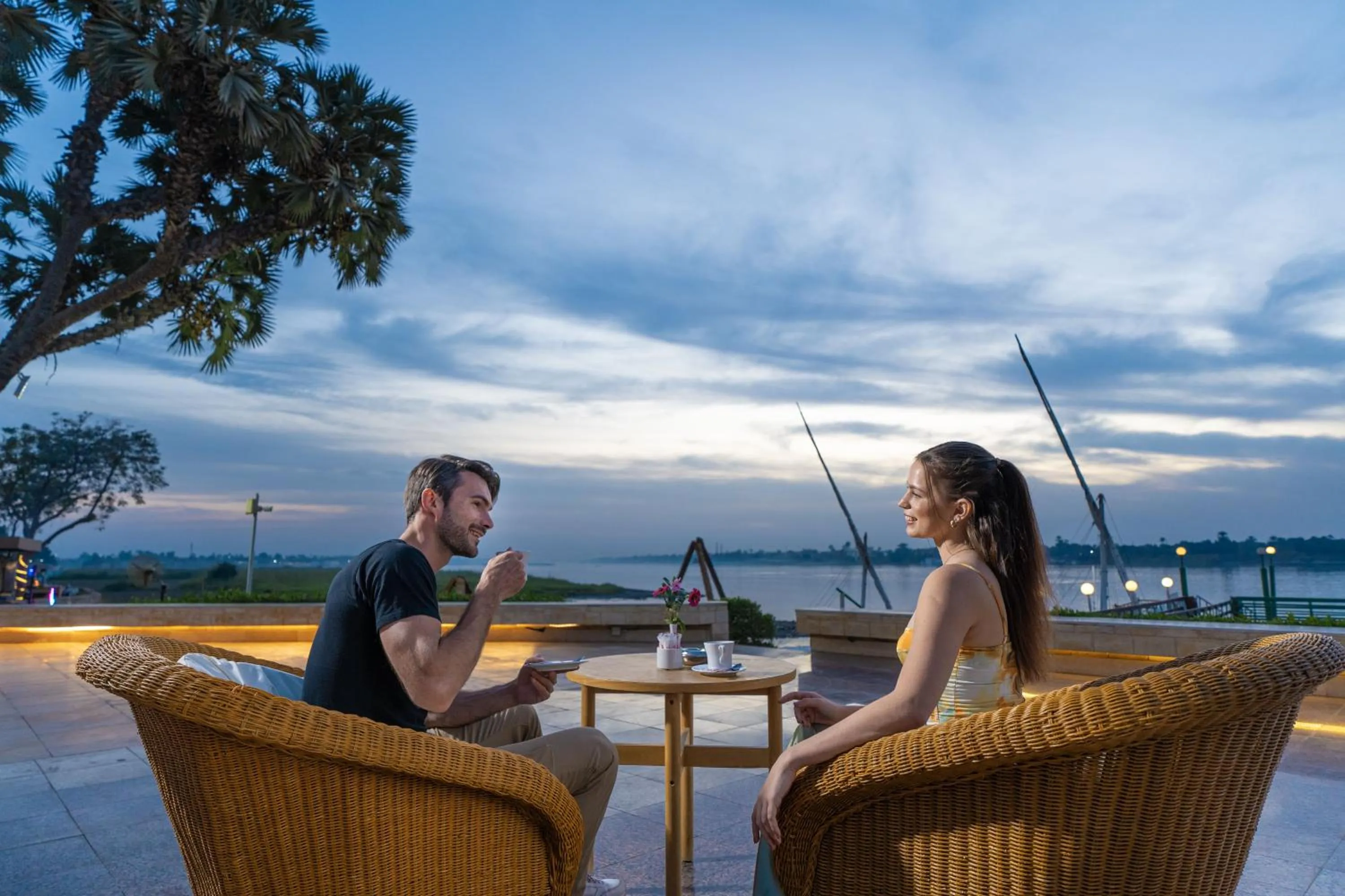 River view in Jolie Ville Hotel & Spa Kings Island Luxor