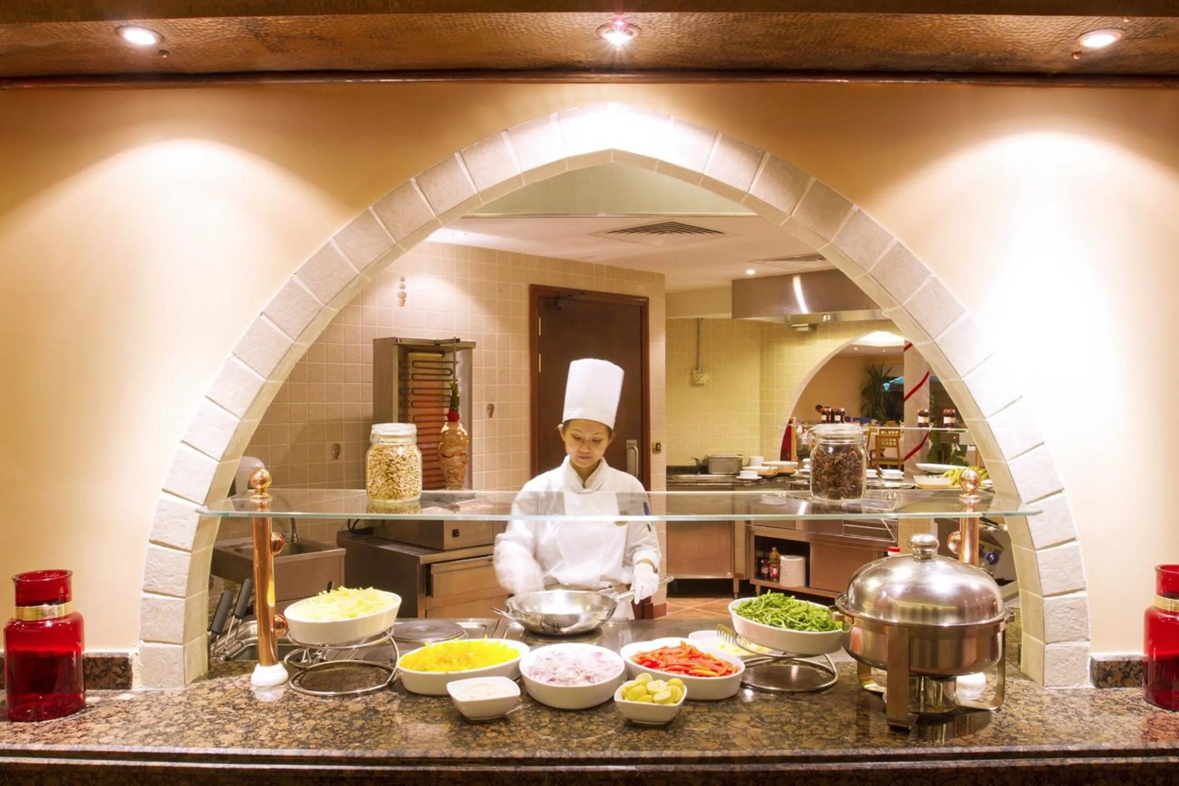 BBQ facilities in Jolie Ville Hotel & Spa Kings Island Luxor