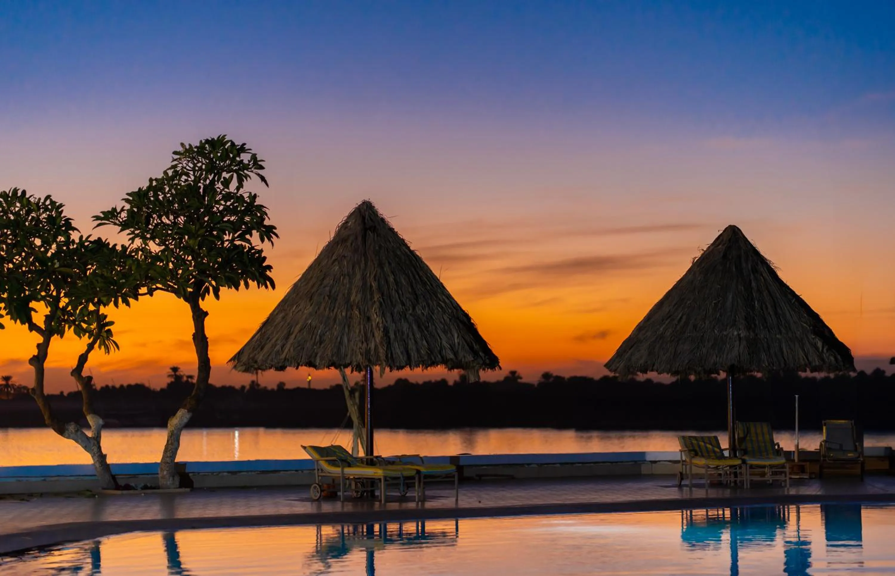Swimming pool in Jolie Ville Hotel & Spa Kings Island Luxor