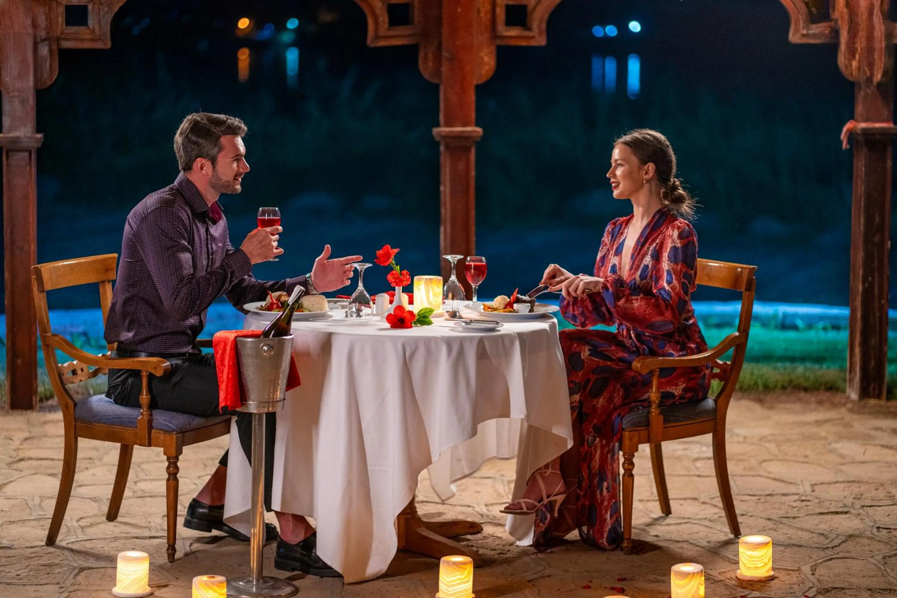 Dinner in Jolie Ville Hotel & Spa Kings Island Luxor