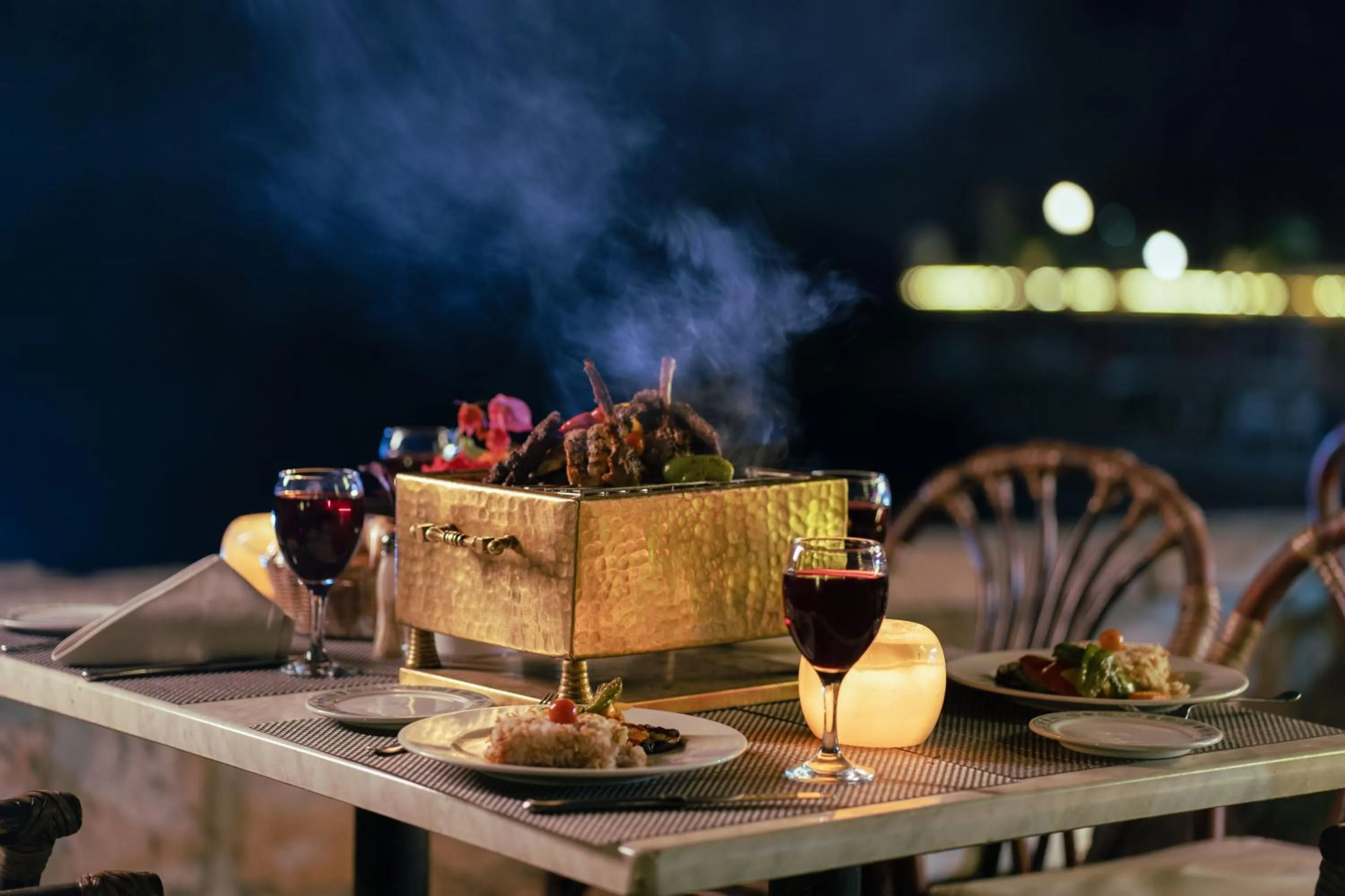 Food in Jolie Ville Hotel & Spa Kings Island Luxor