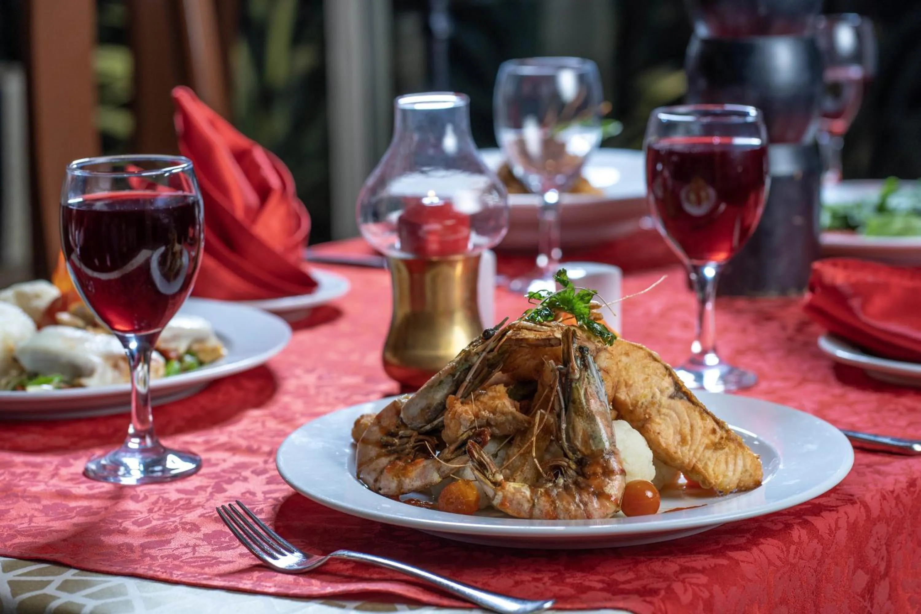 Food in Jolie Ville Hotel & Spa Kings Island Luxor