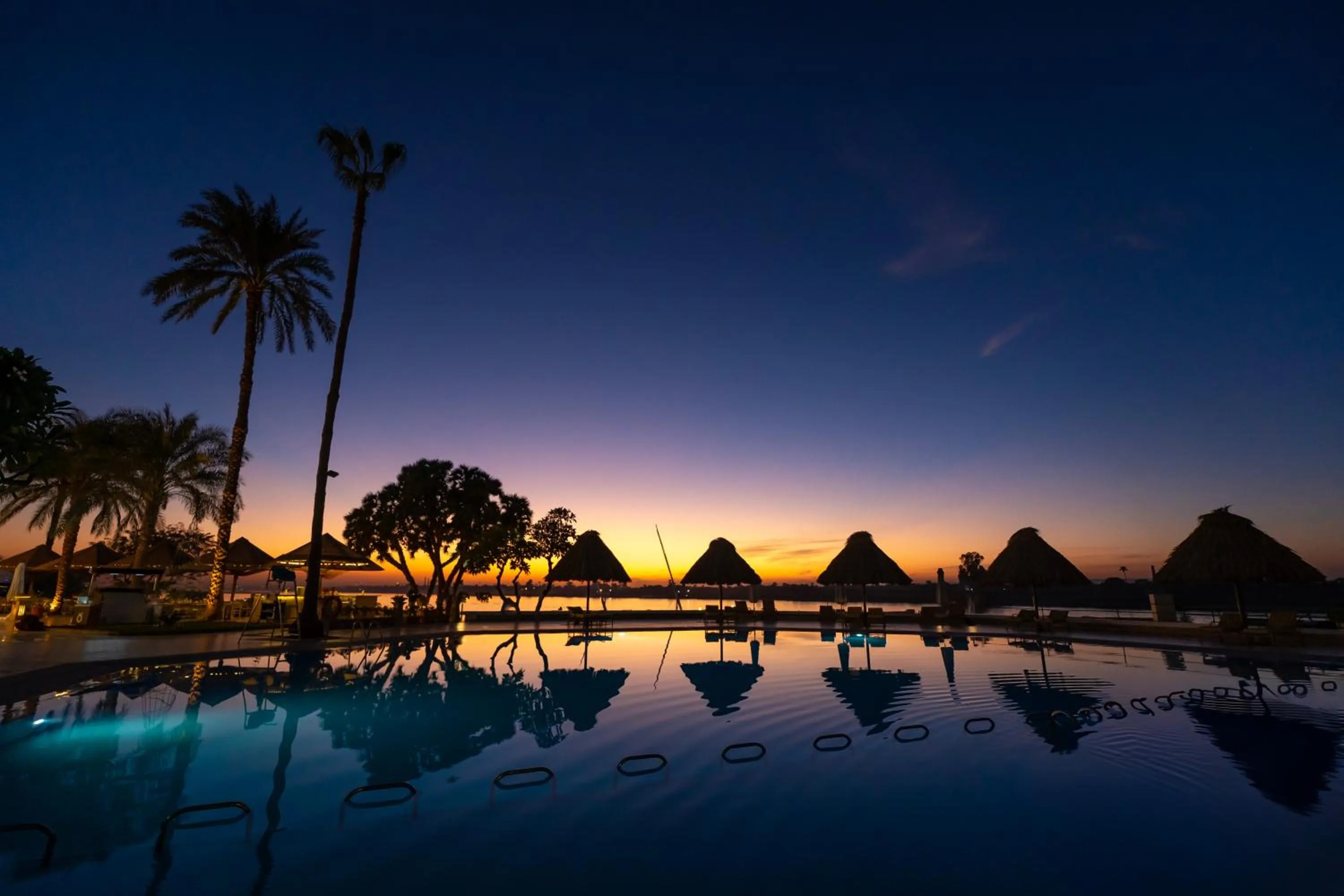Swimming pool in Jolie Ville Hotel & Spa Kings Island Luxor