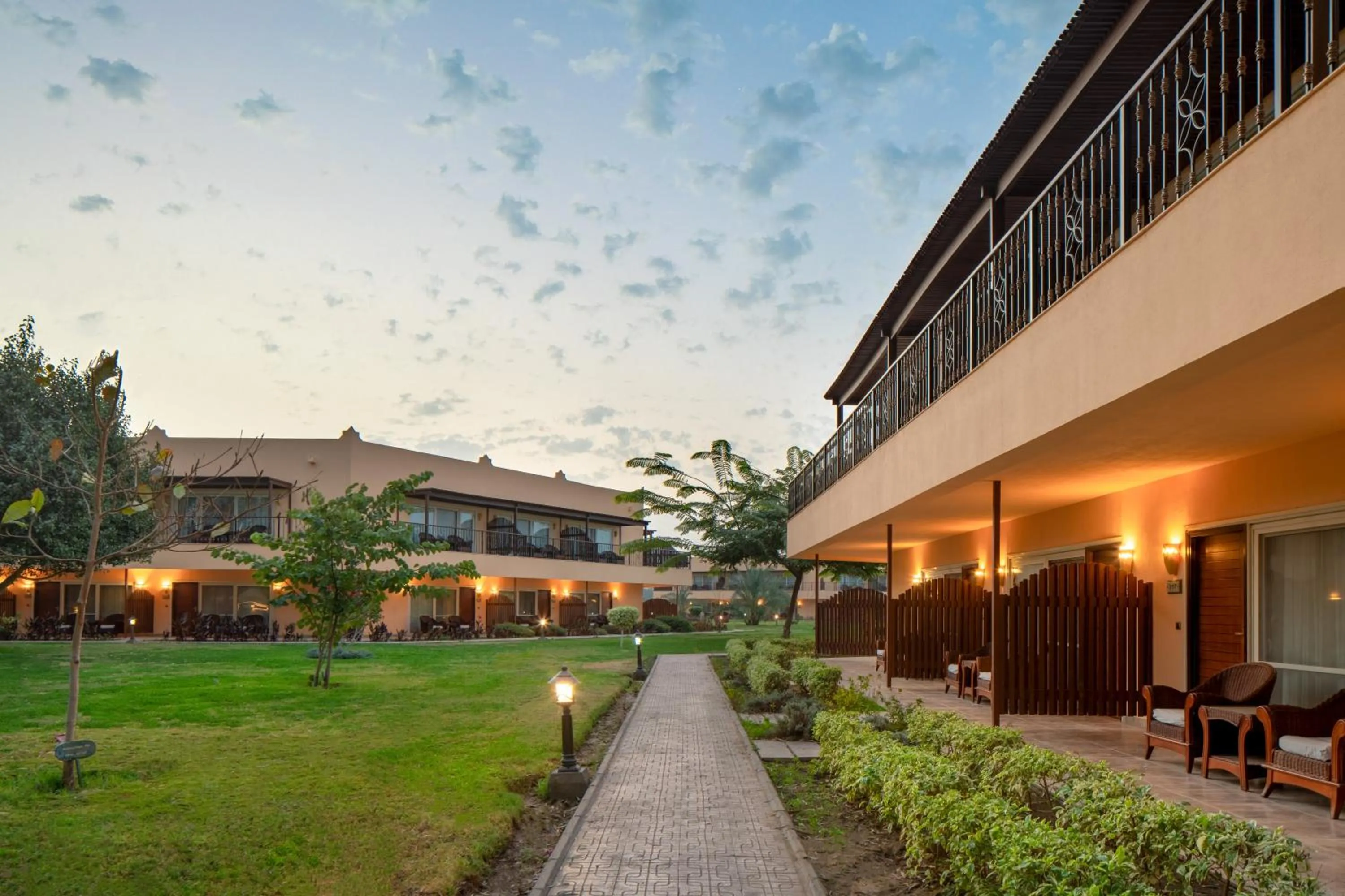 Garden view in Jolie Ville Hotel & Spa Kings Island Luxor