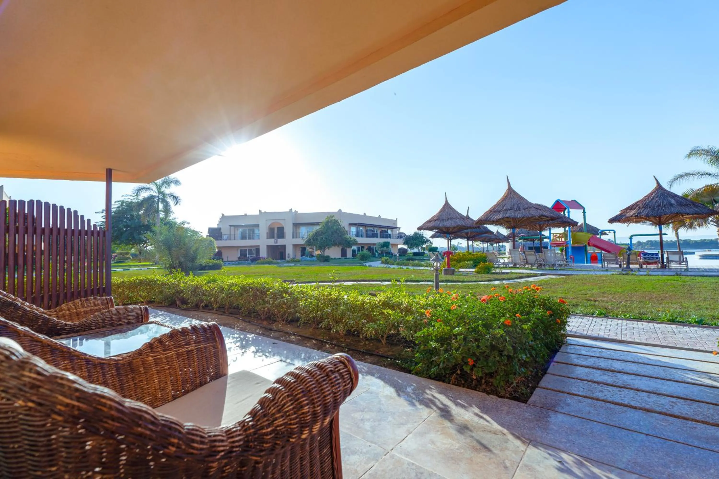 Garden view in Jolie Ville Hotel & Spa Kings Island Luxor