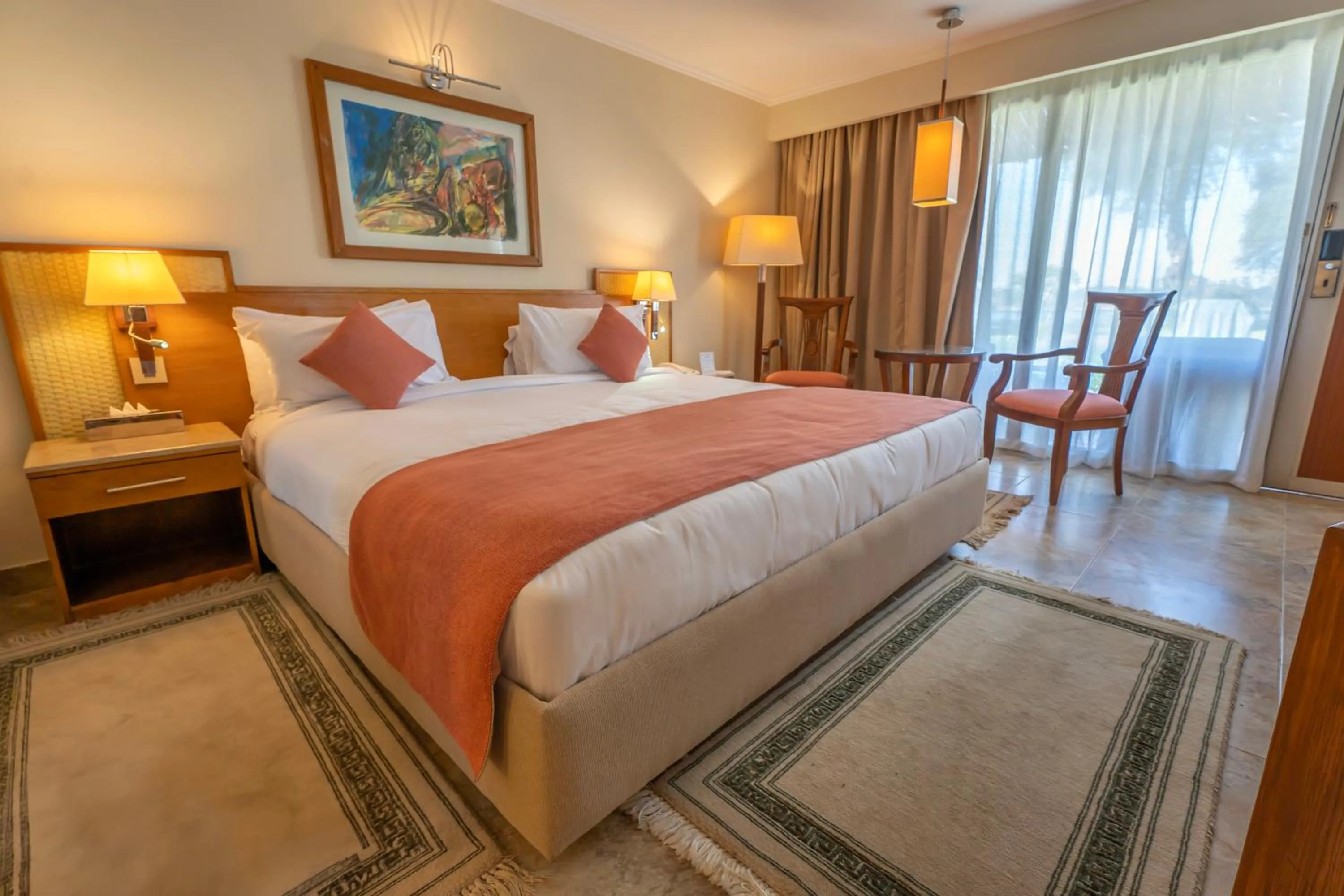 Bed in Jolie Ville Hotel & Spa Kings Island Luxor