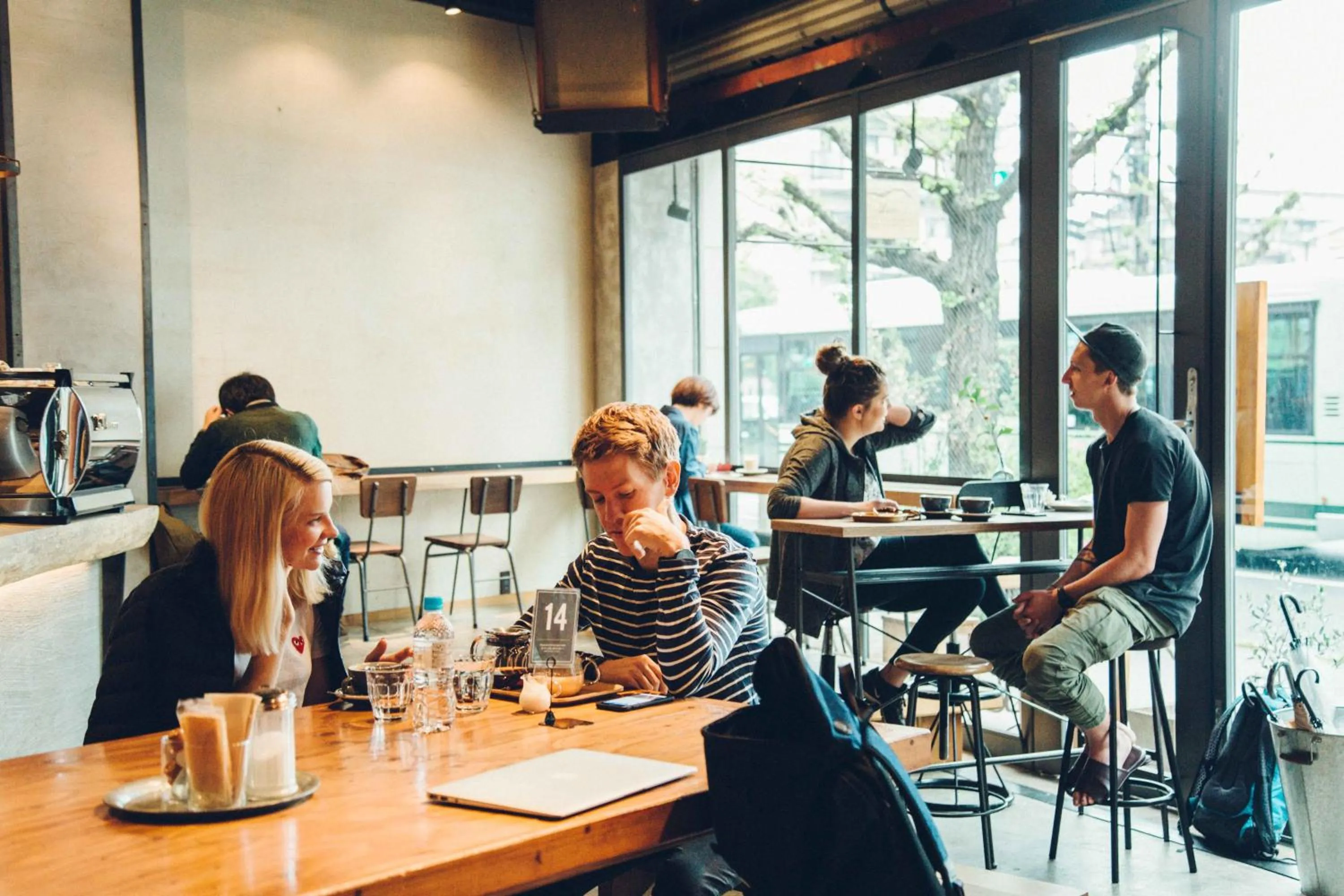 Lounge or bar in Len Kyoto Kawaramachi