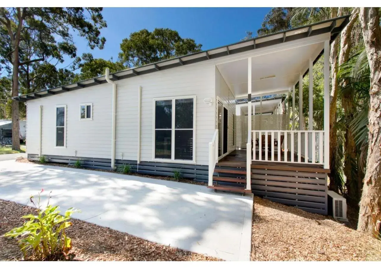 Deluxe 2 Bedroom Family Cabin - Sleeps 6 in Discovery Parks - Emerald Beach Deluxe 2 Bedroom Family Cabin - Sleeps 6 in Discovery Parks - Emerald Beach