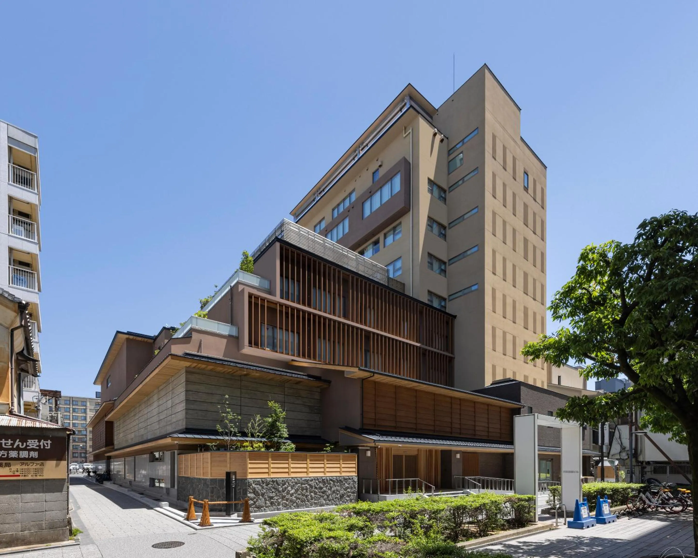 Property building in Ryokan Ginkaku Kyoto