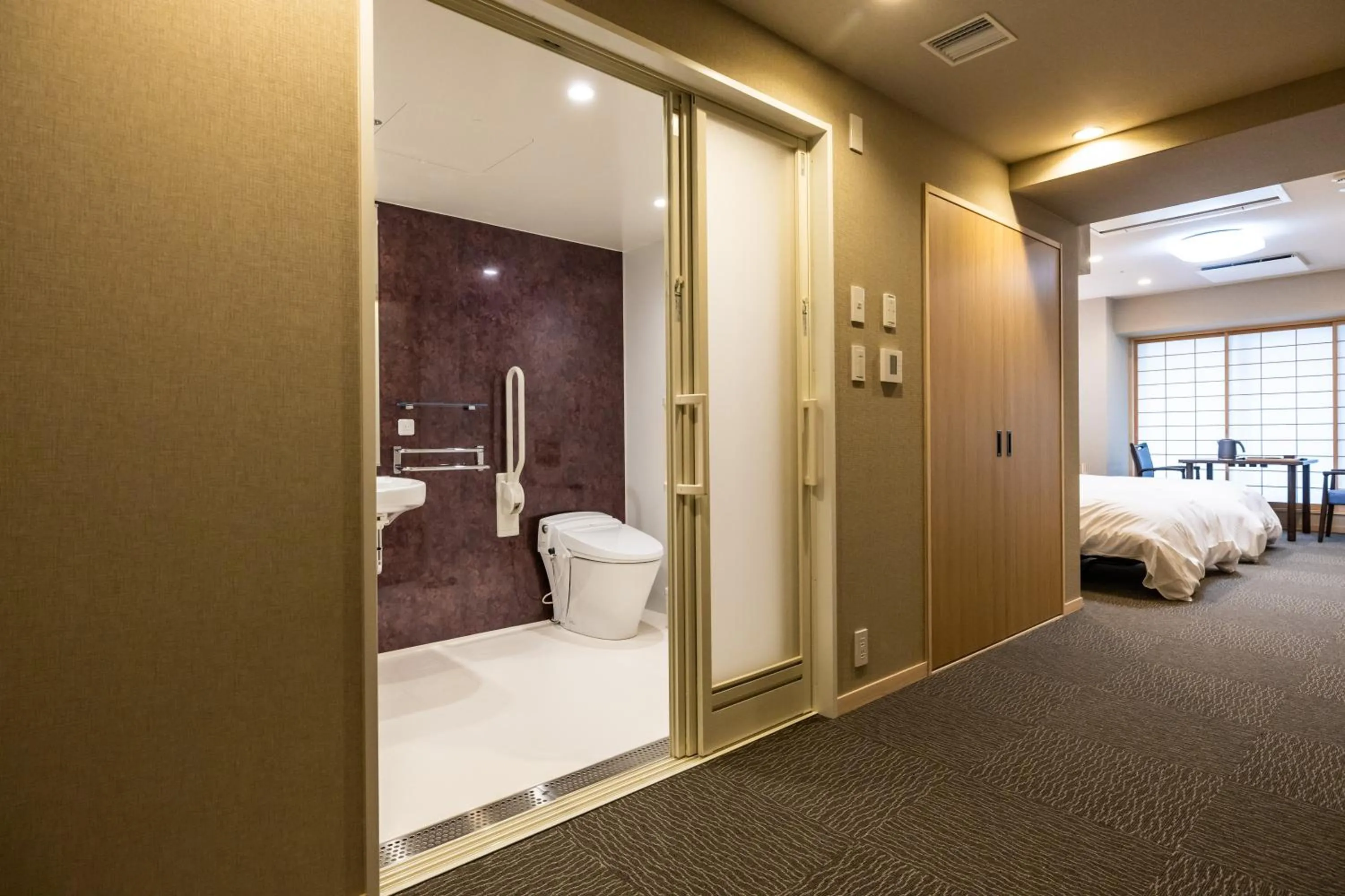 Bed in Ryokan Ginkaku Kyoto