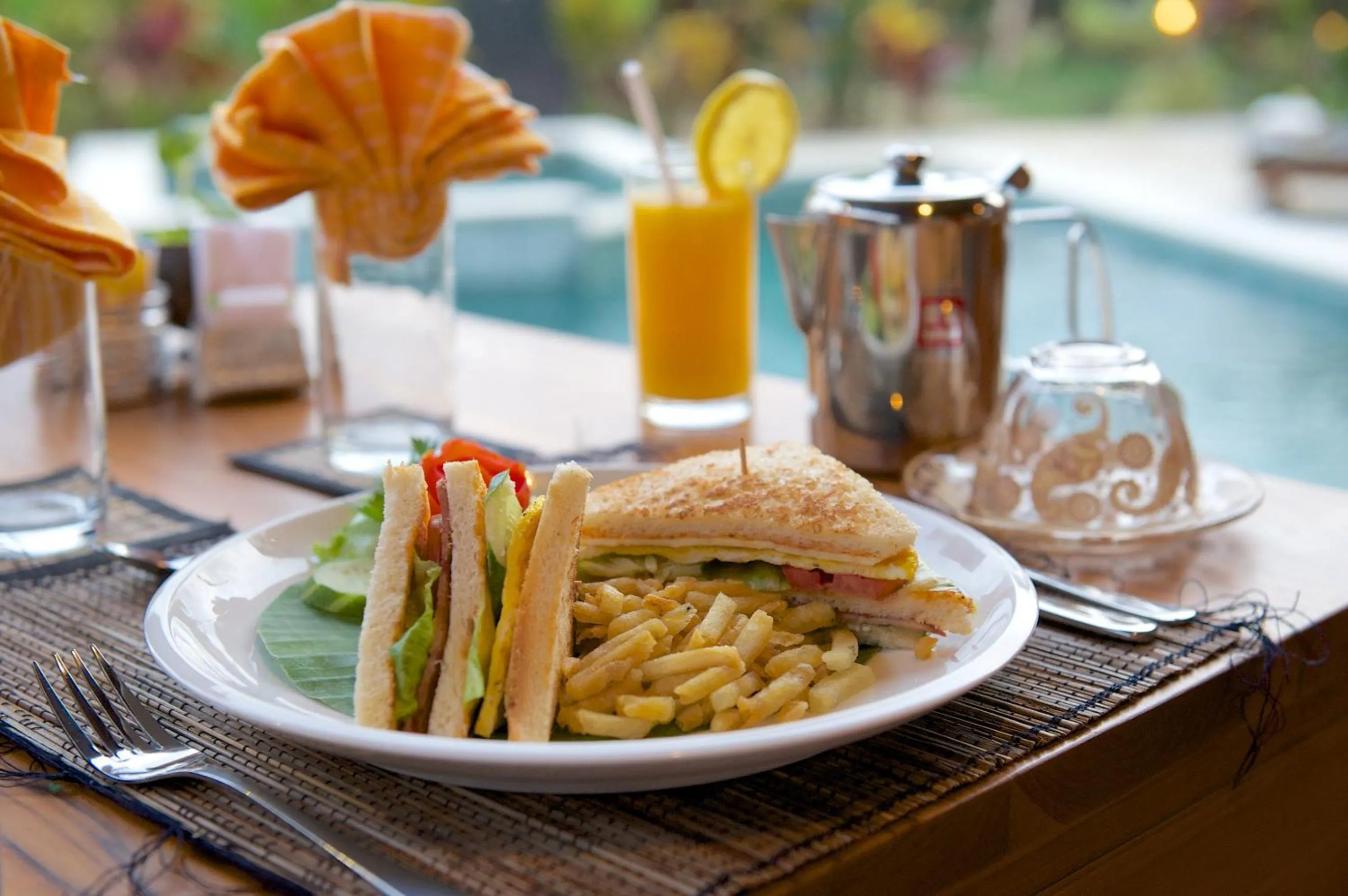 Restaurant/places to eat in Saka Village Resort Ubud