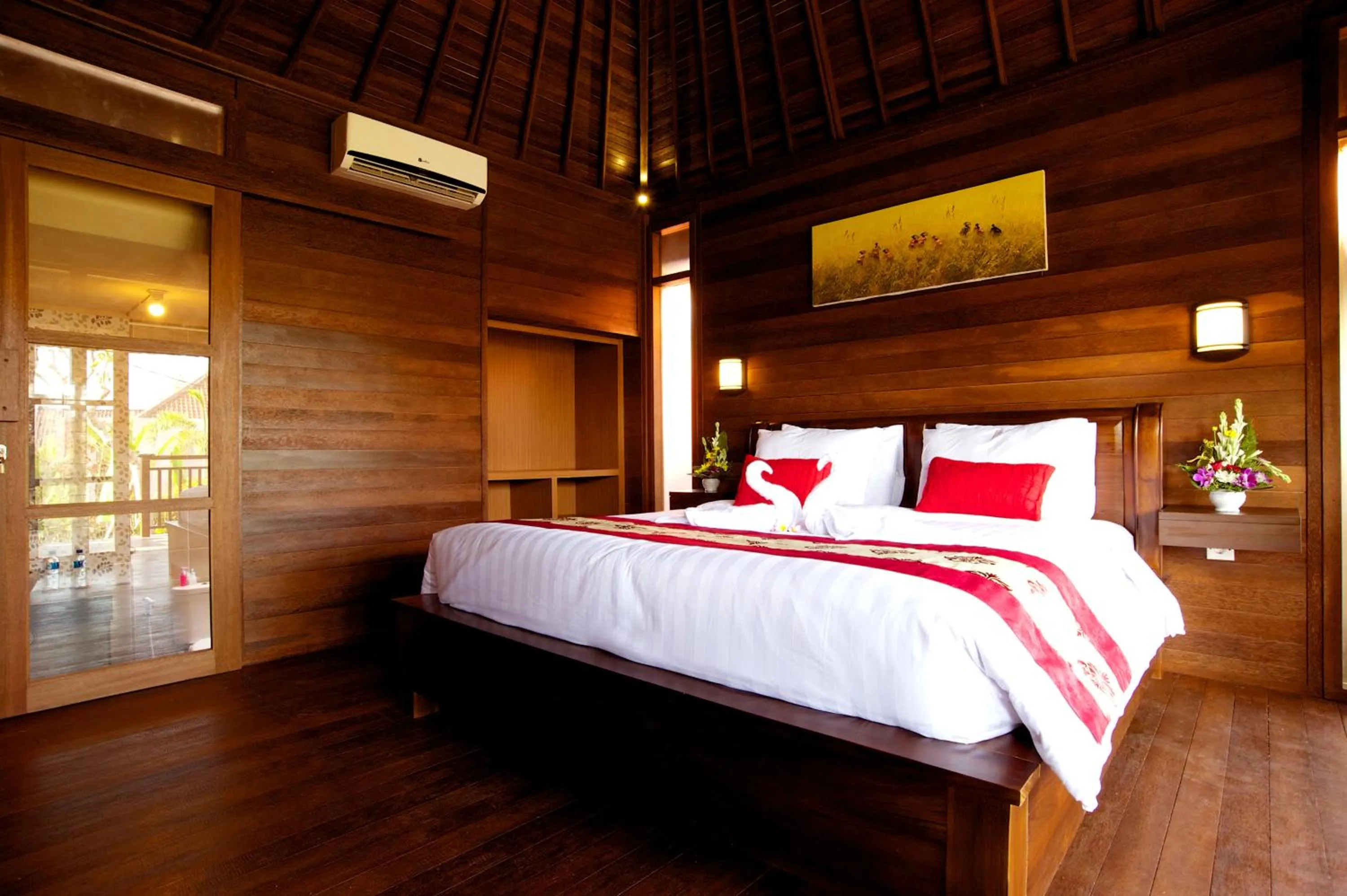 Bed in Saka Village Resort Ubud