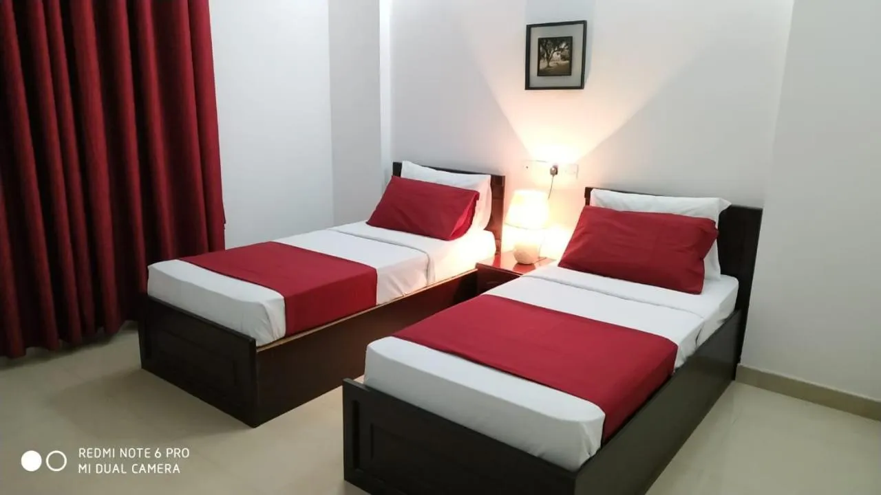 Bed in Azaiba Hotel Apartments