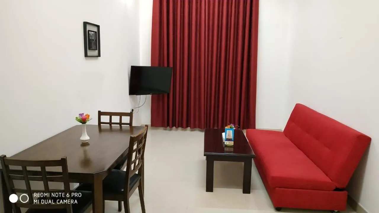 Living room in Azaiba Hotel Apartments