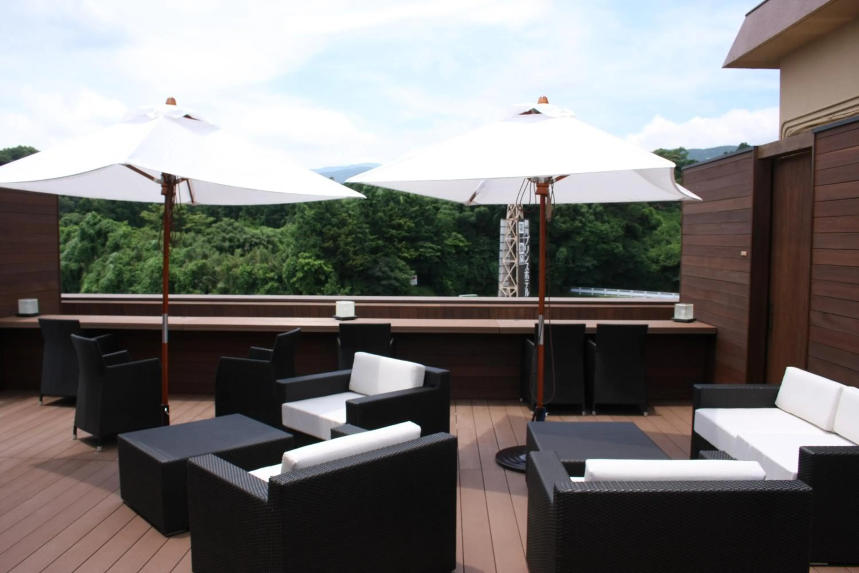 Balcony/Terrace in Atagawa Prince Hotel