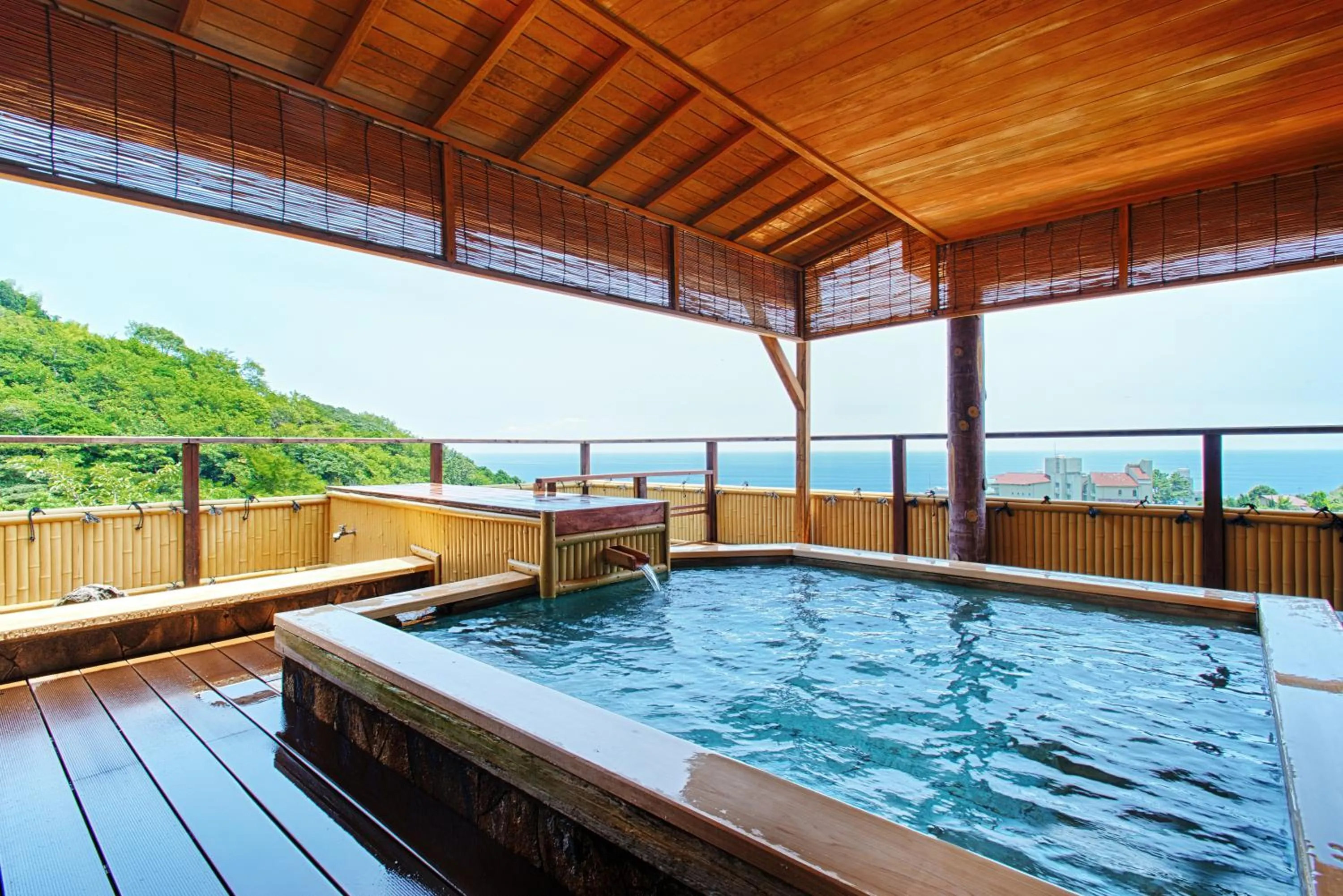 Hot Spring Bath in Atagawa Prince Hotel