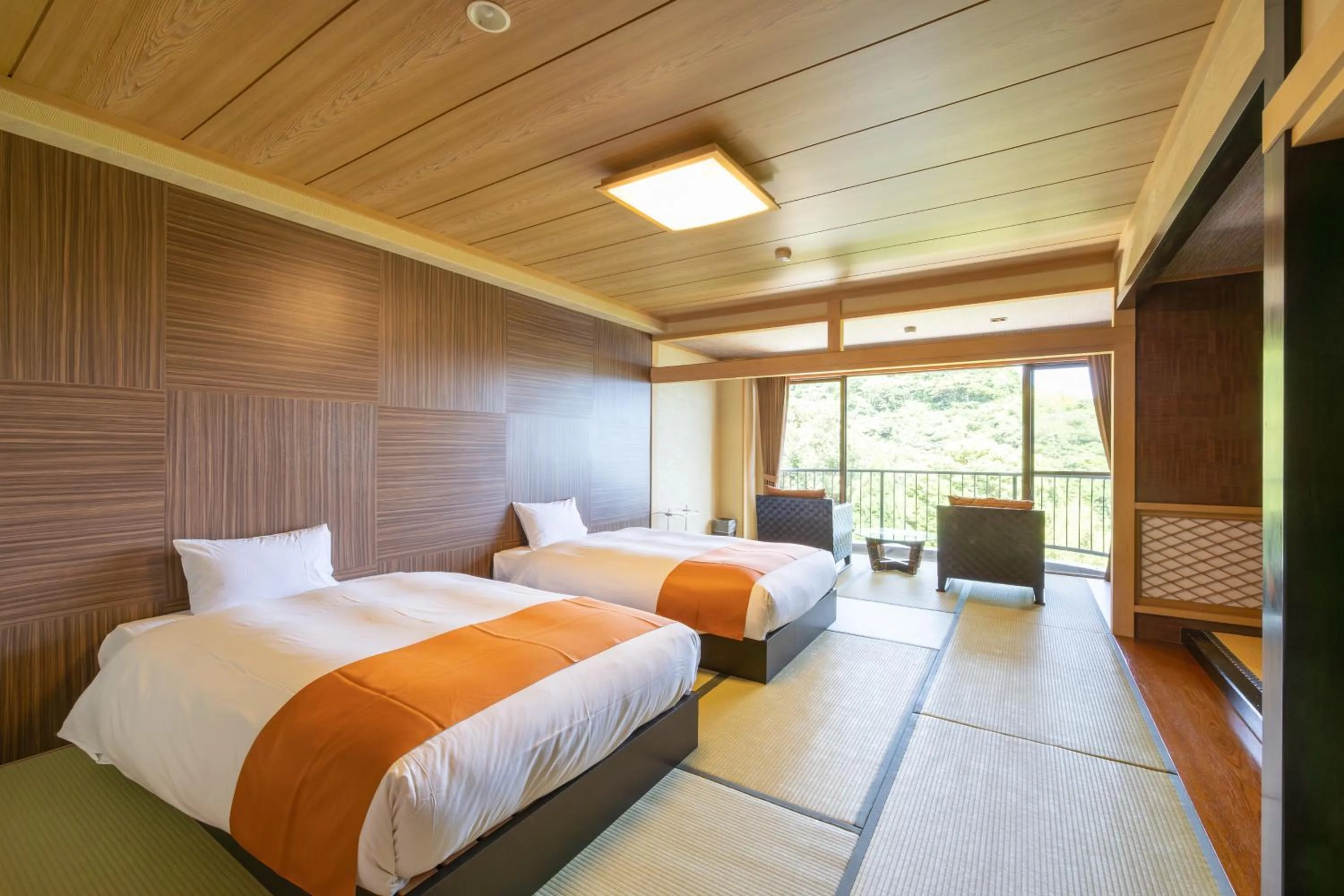 Bed in Atagawa Prince Hotel