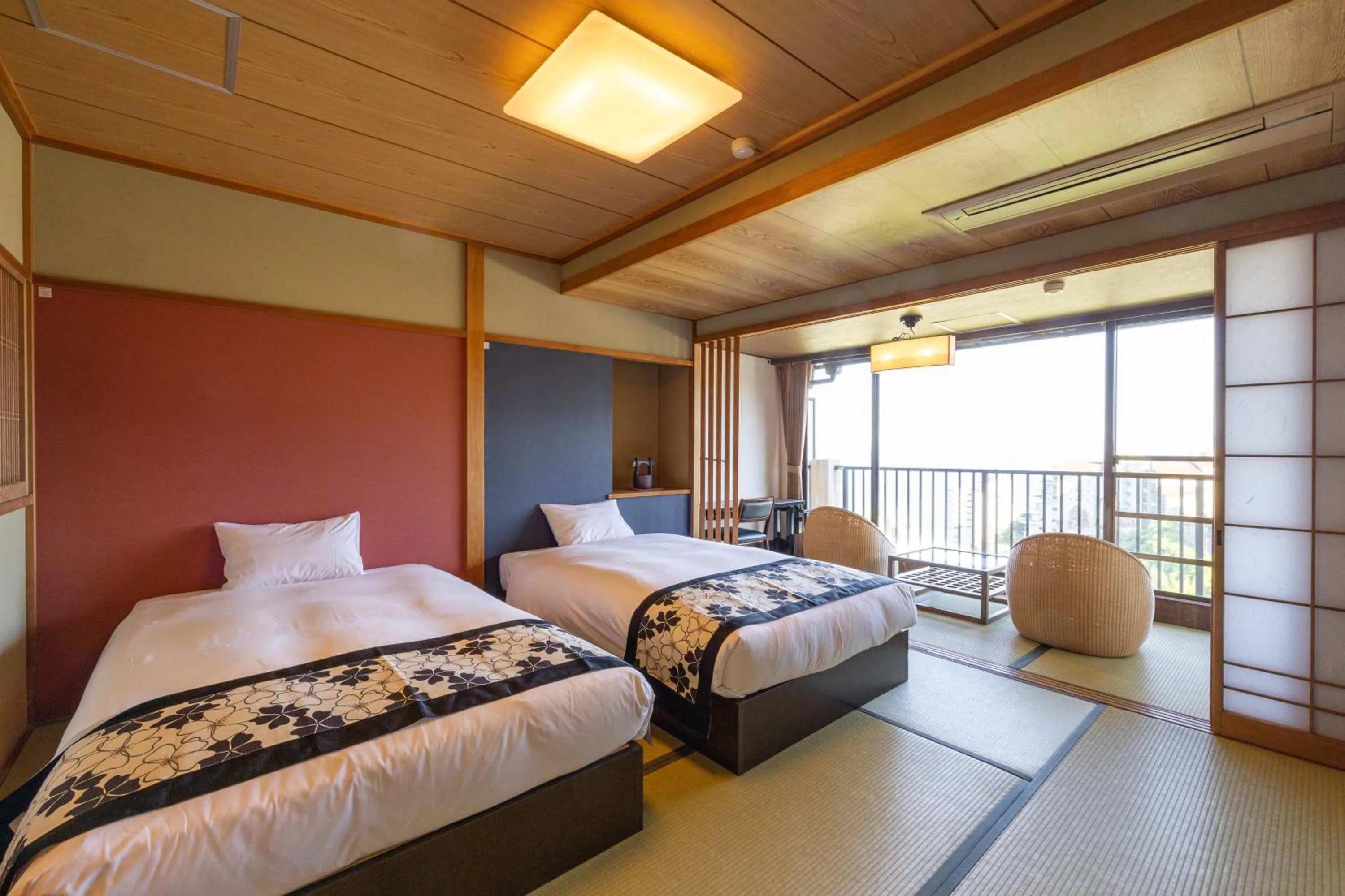 Bed in Atagawa Prince Hotel