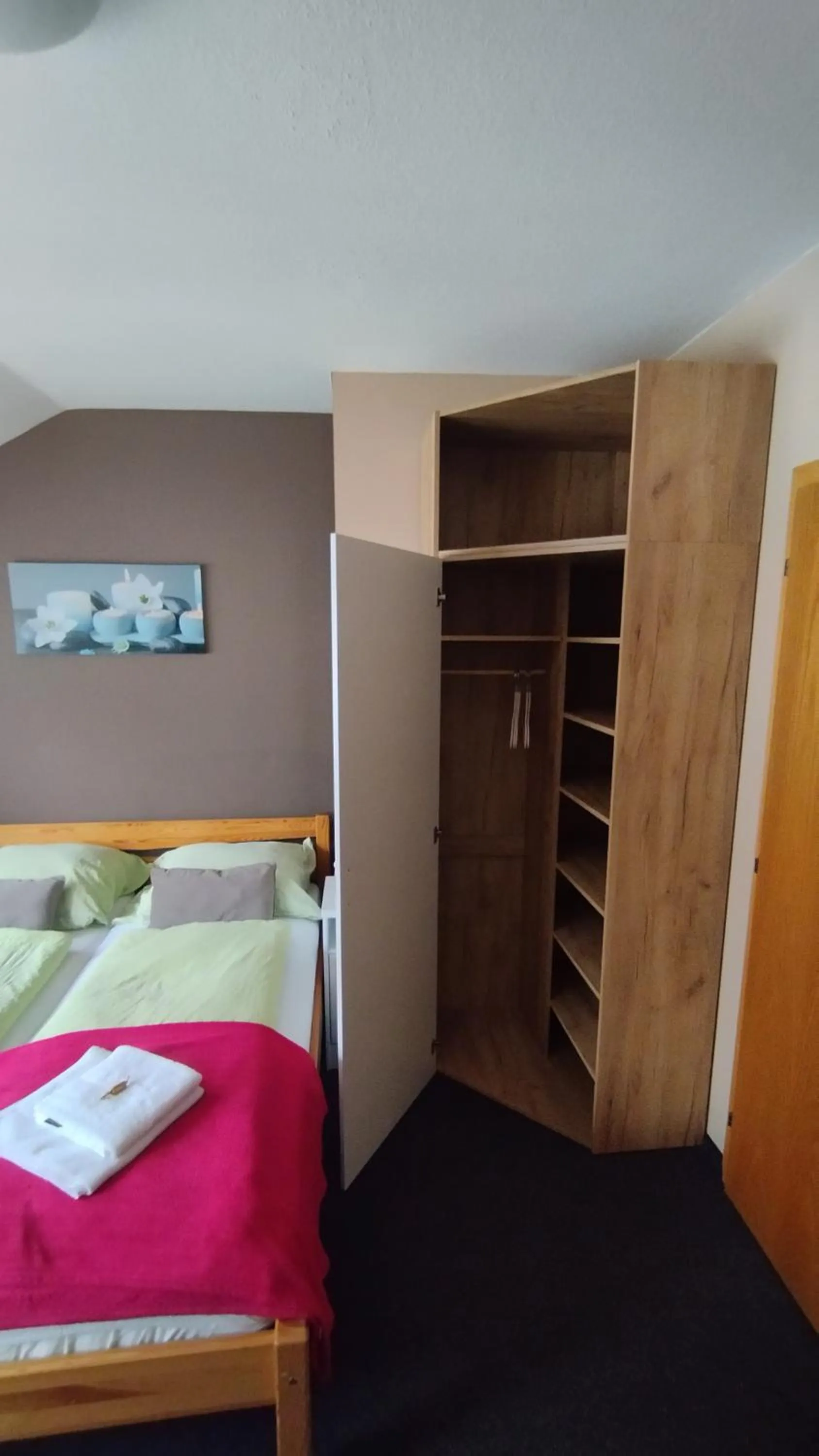 Bed in Jasmin Privatzimmer