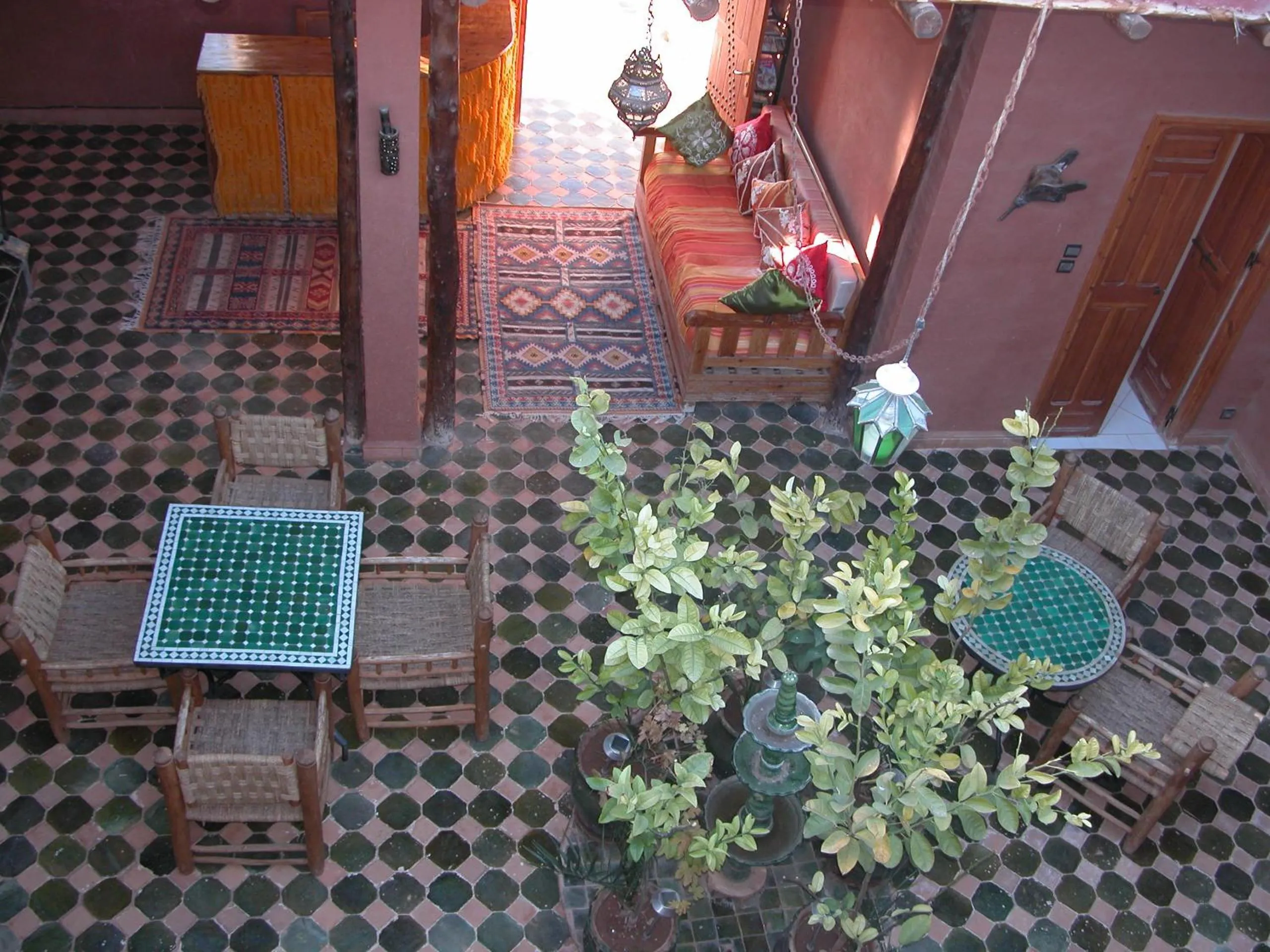Patio in Kasbah Petit Nomade