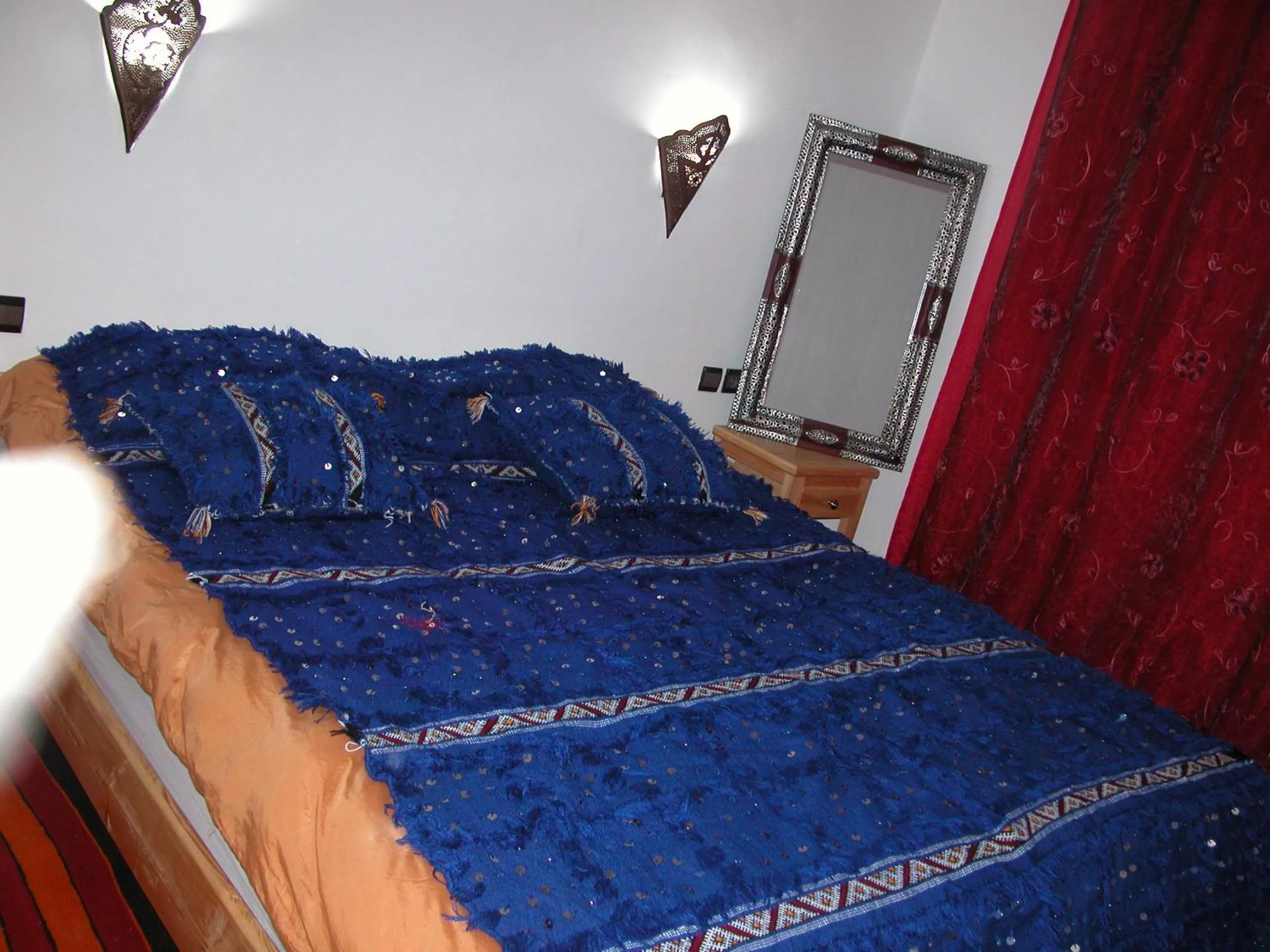 Bed in Kasbah Petit Nomade
