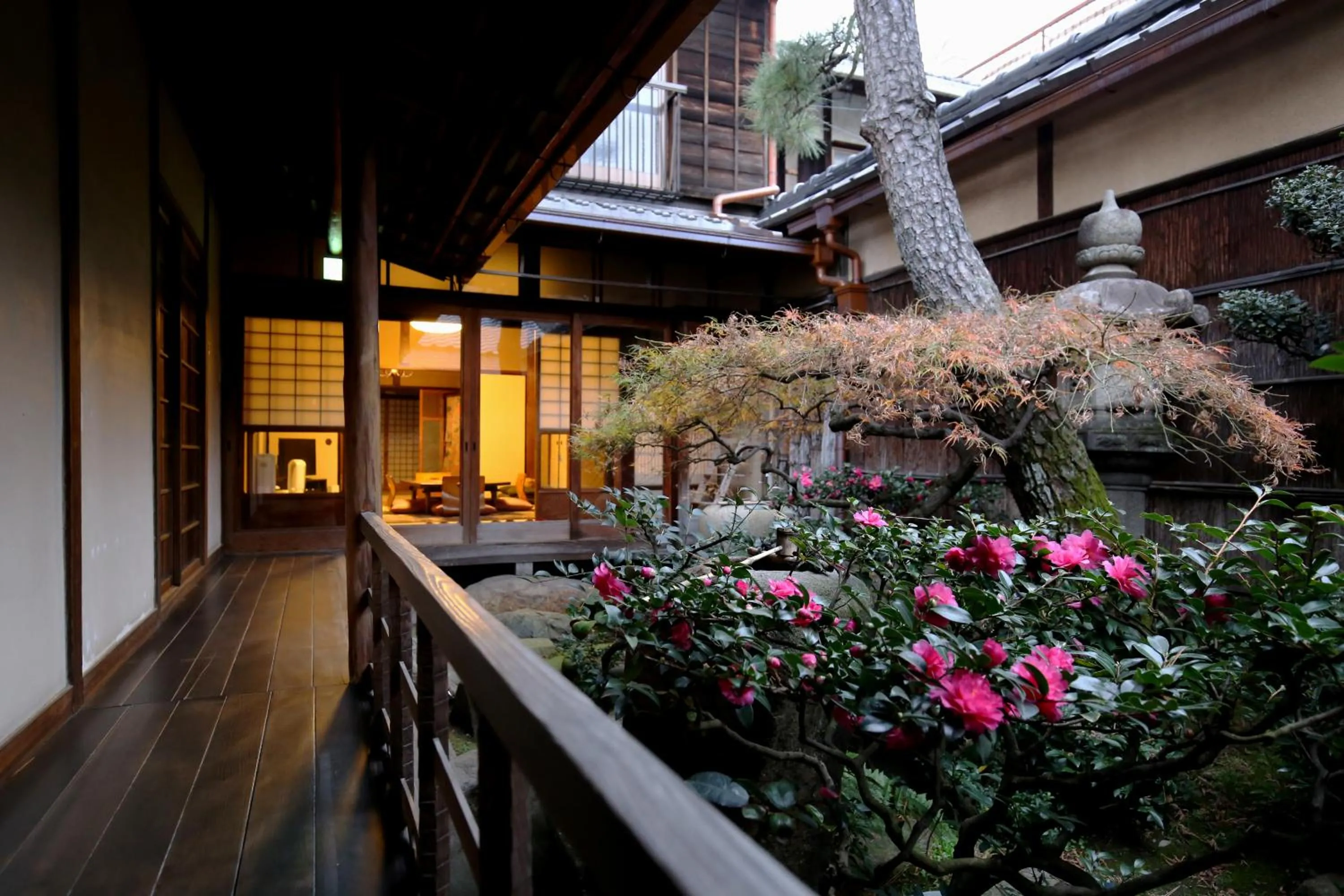 Garden, Balcony/Terrace in Show-an Machiya Inn