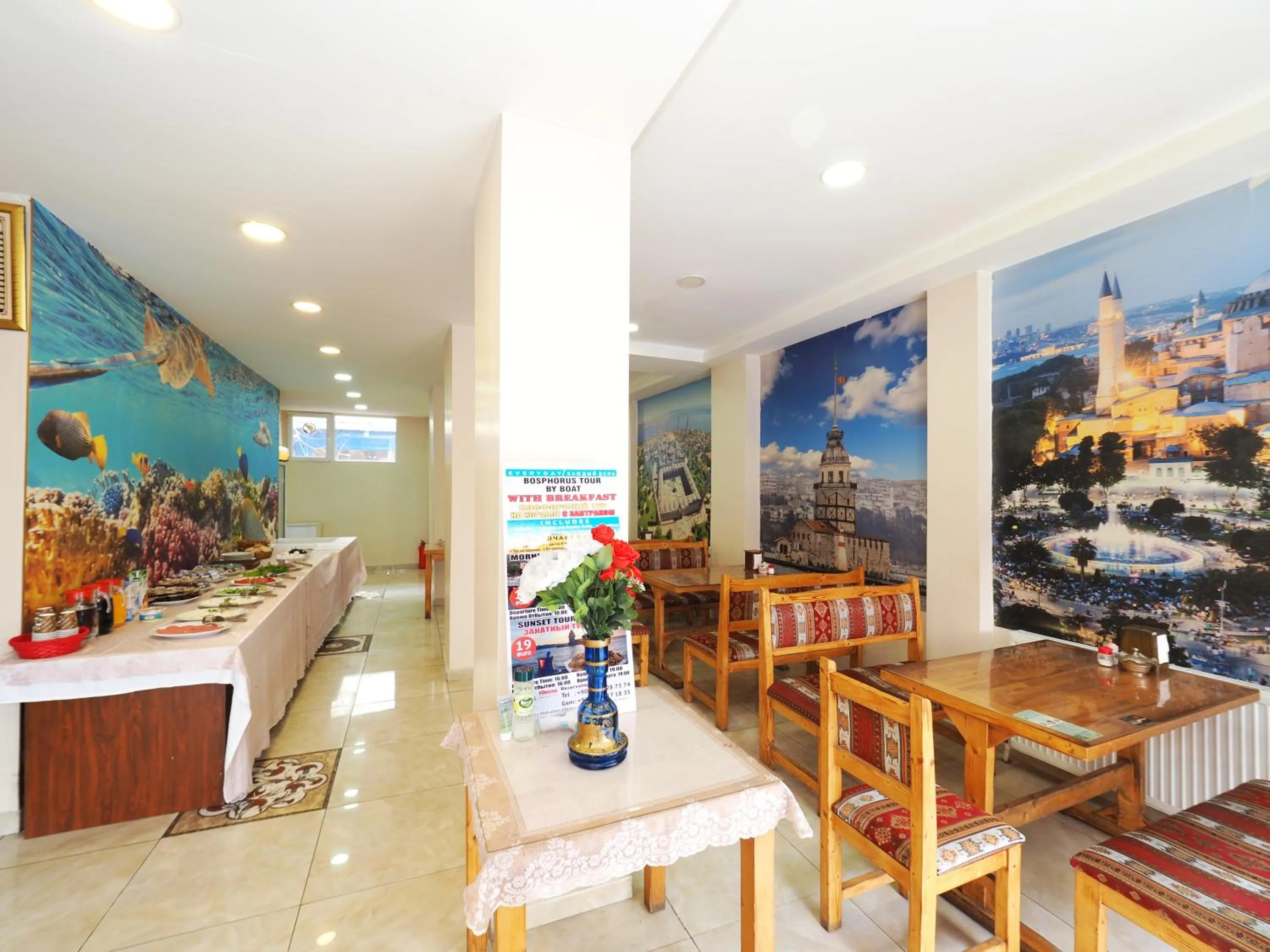 Restaurant/places to eat in Seyri Istanbul Hotel