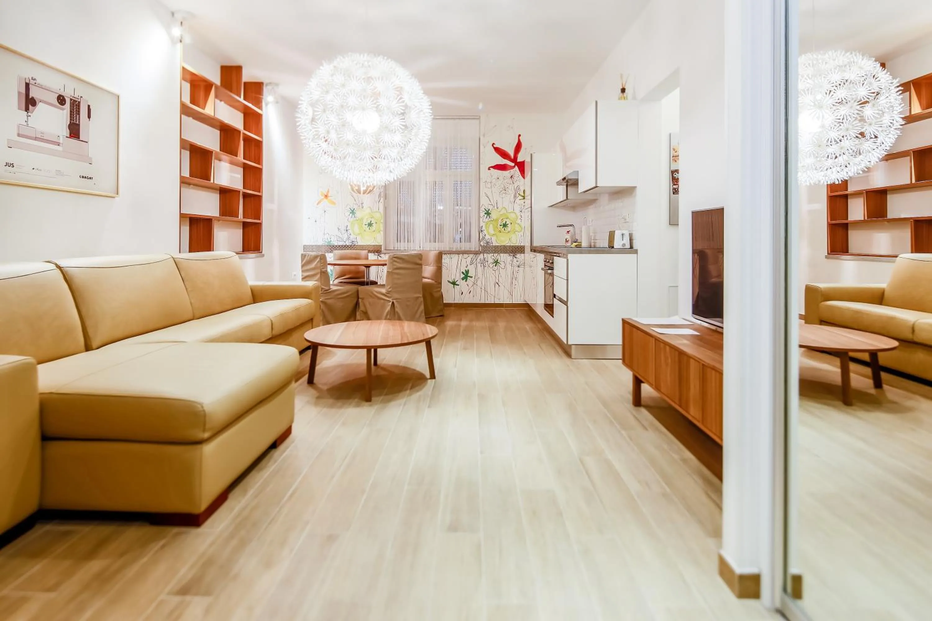 Kitchen or kitchenette in WH Apartments