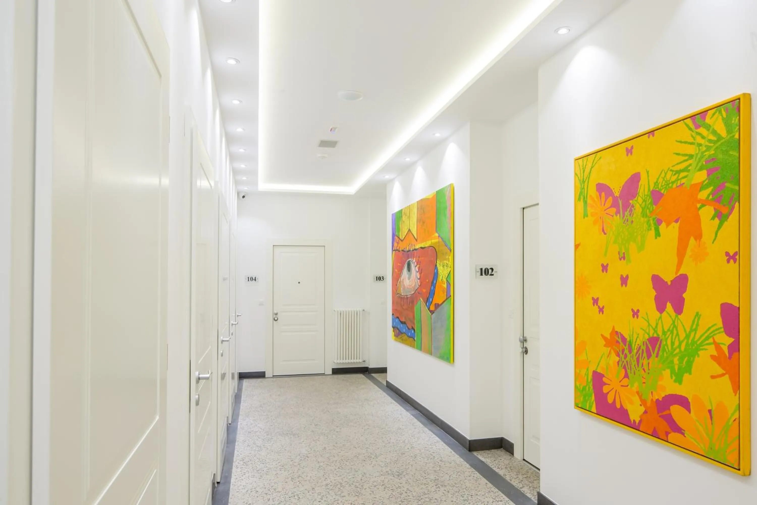 Decorative detail in WH Apartments