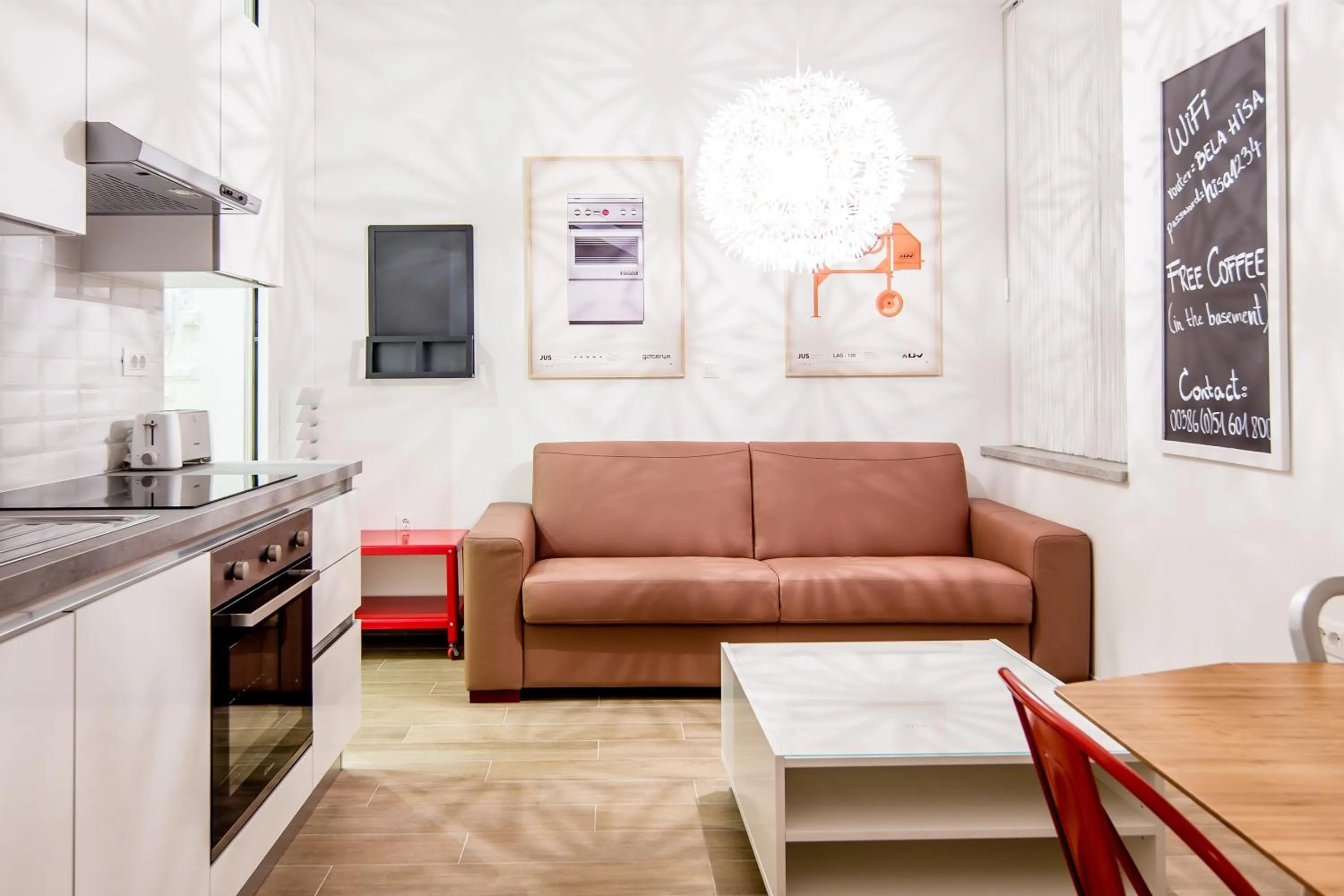 Living room in WH Apartments