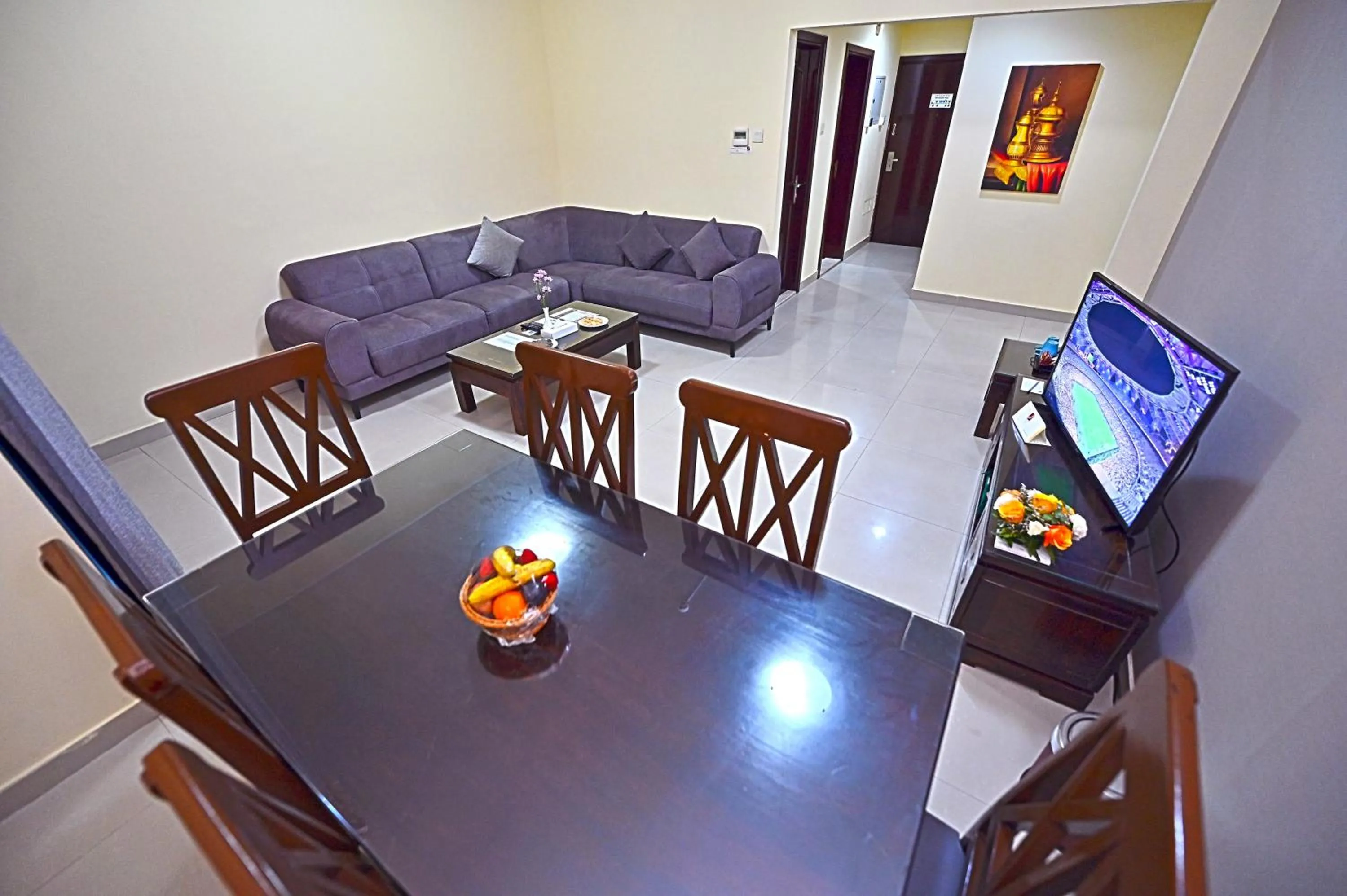 Living room in Ewan Tower Hotel Apartments